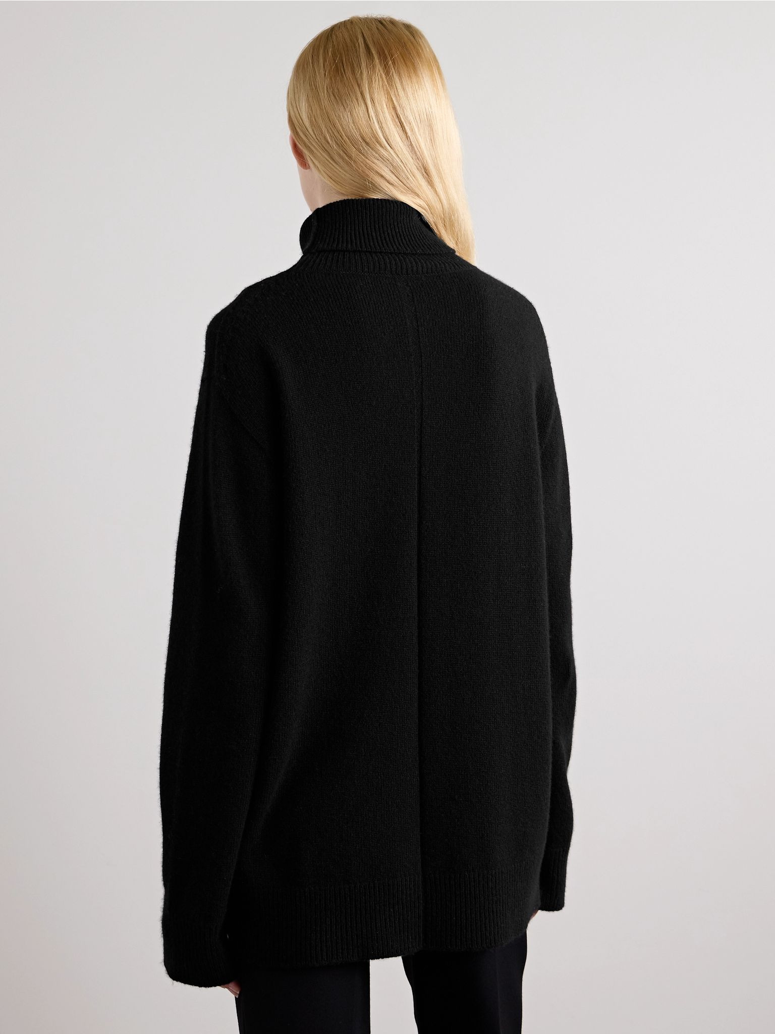 Hepny cashmere turtleneck sweater Black - 3