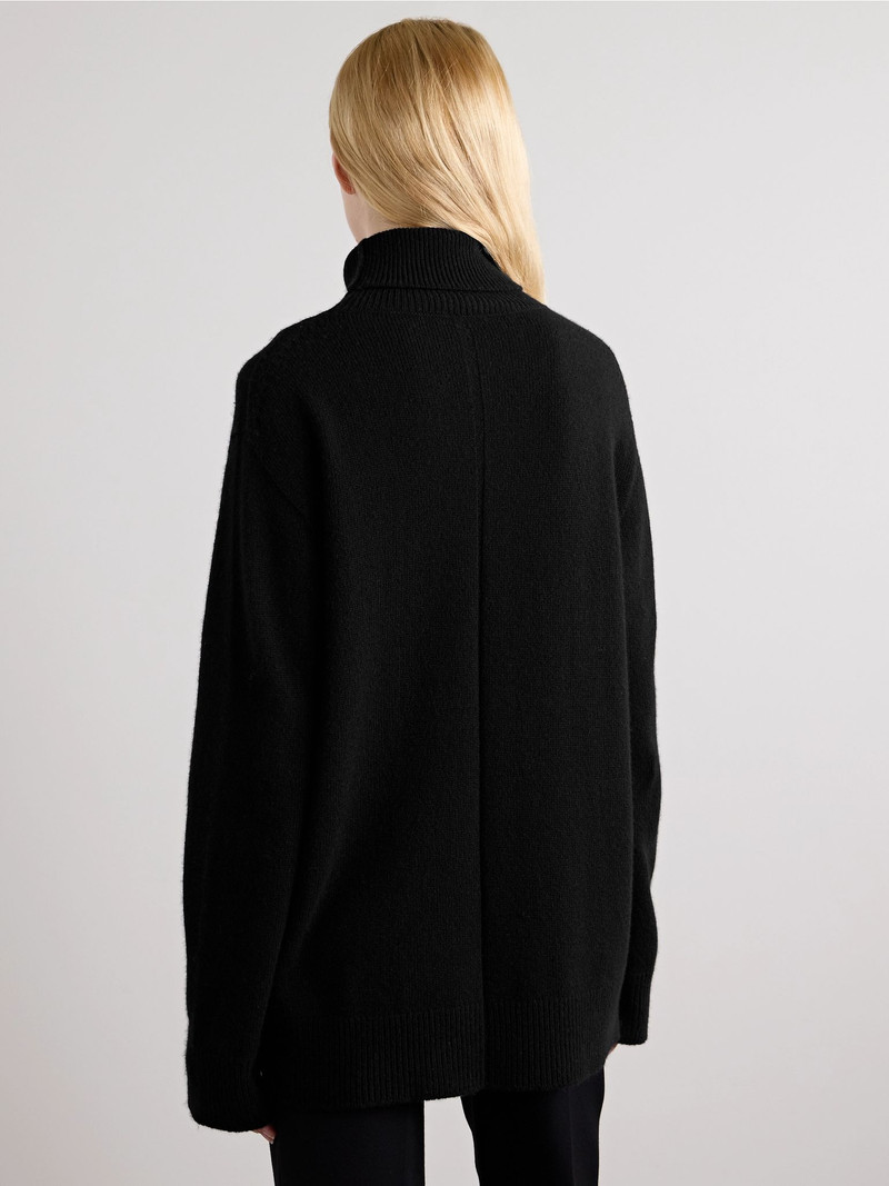 Hepny cashmere turtleneck sweater Black 3
