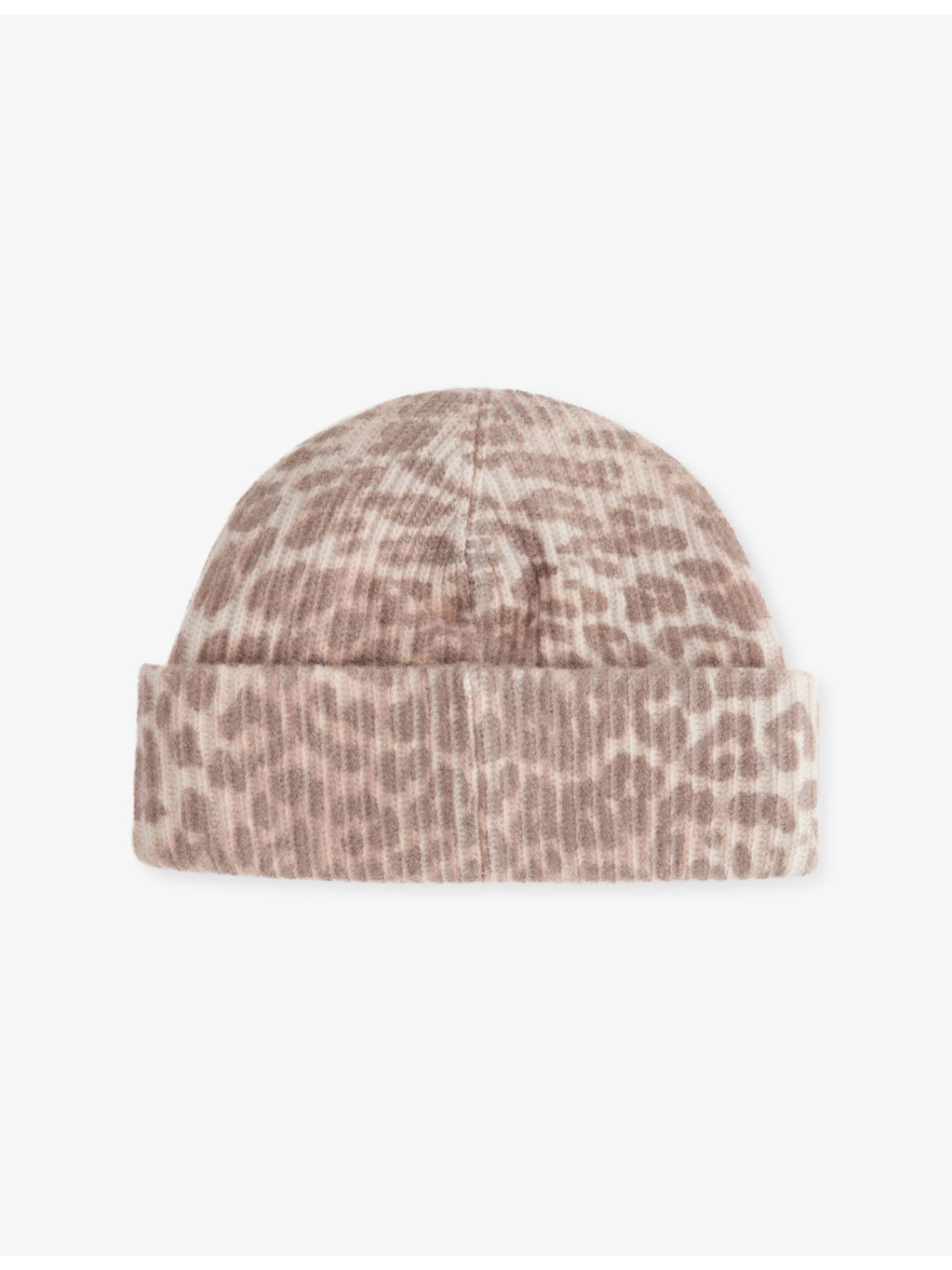 Graphic Print Wool Blend Beanie - 3