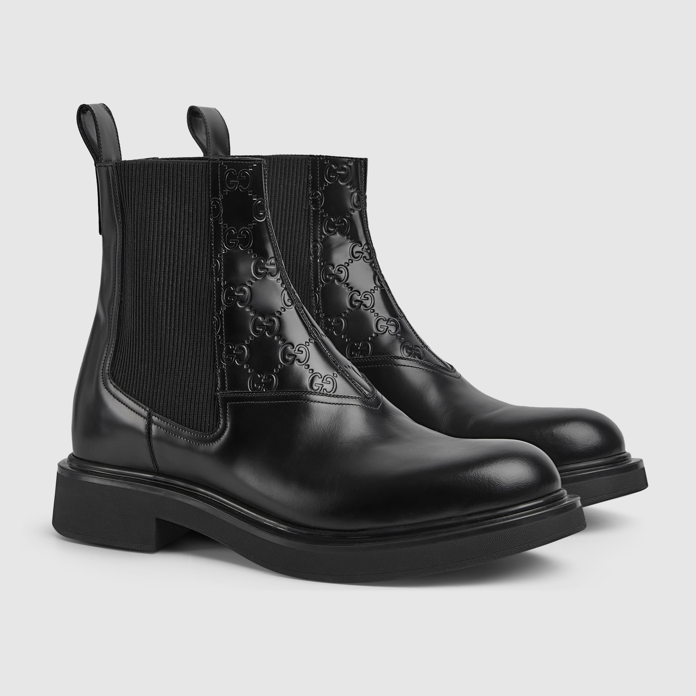 Men's ankle boot with GG detail - 2