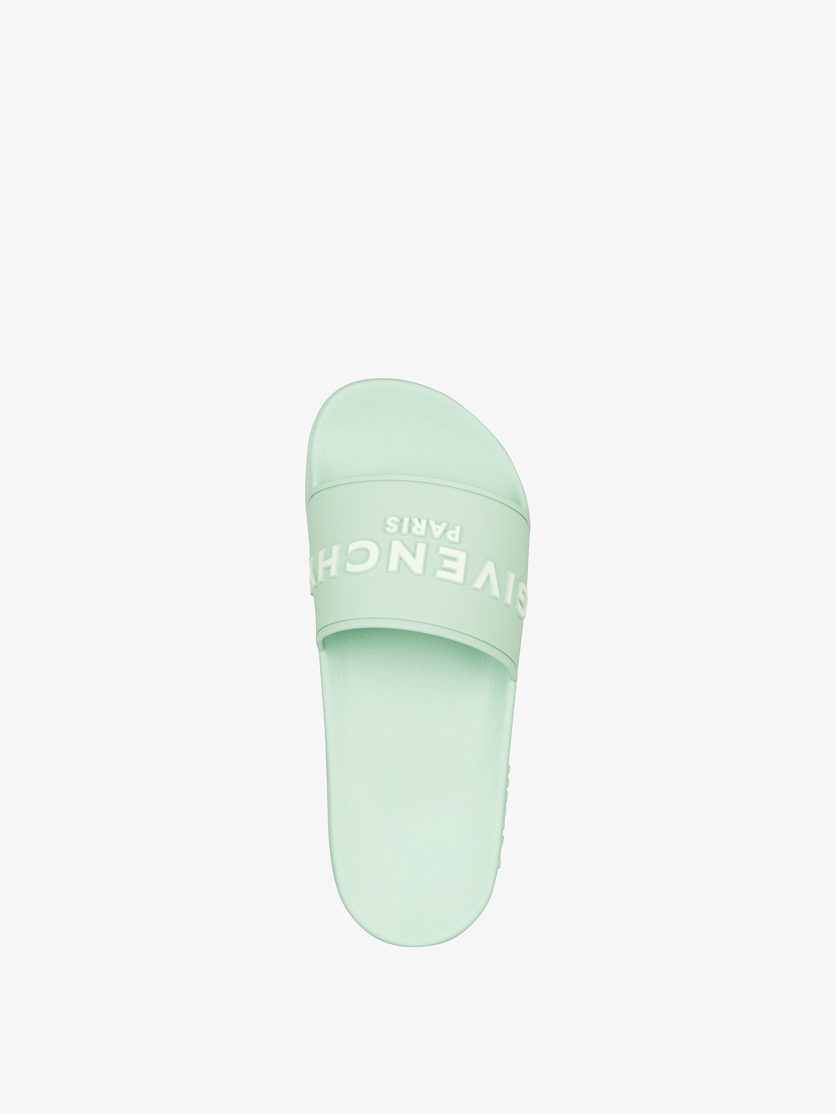 SLIDE FLAT SANDALS IN RUBBER - 4
