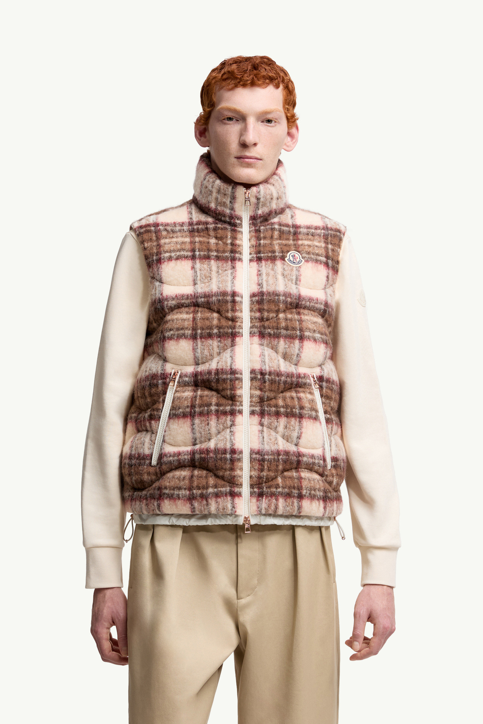 Sfakia Geometric-Quilted Wool Down Vest - 3
