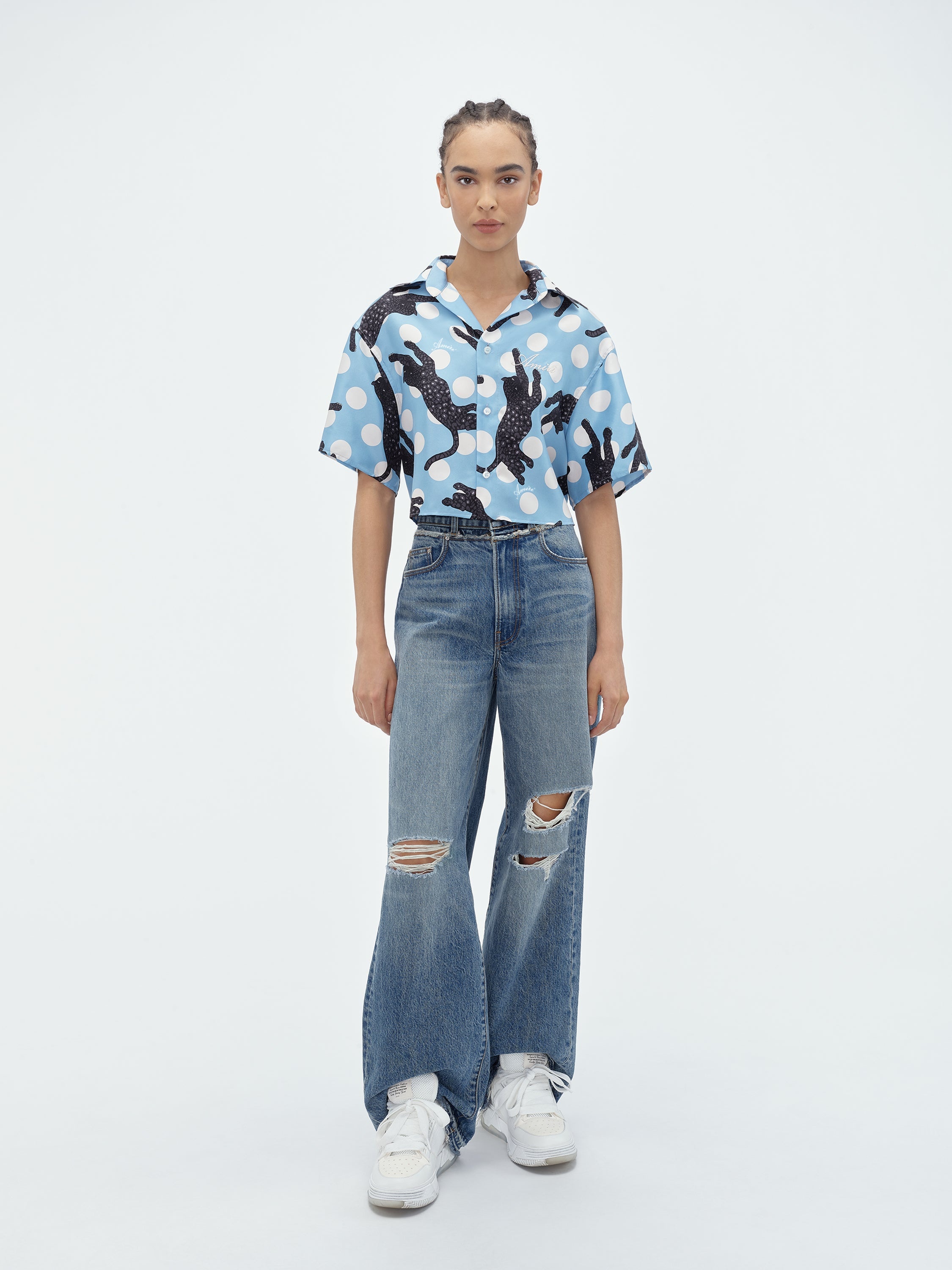 LEOPARD SILK SHIRT - 2