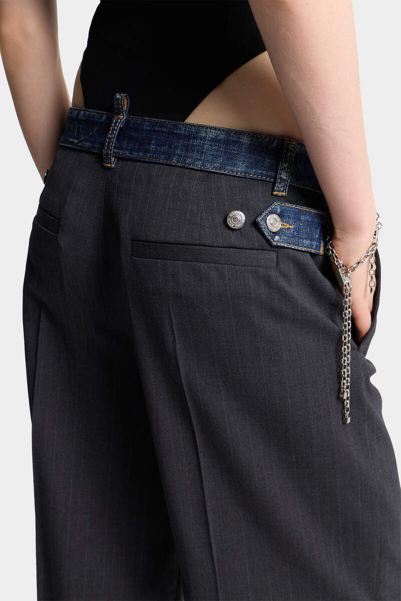 DARK REBEL RIDER WASH HYBRID DENIM TAILOR LOOSE PANT 6