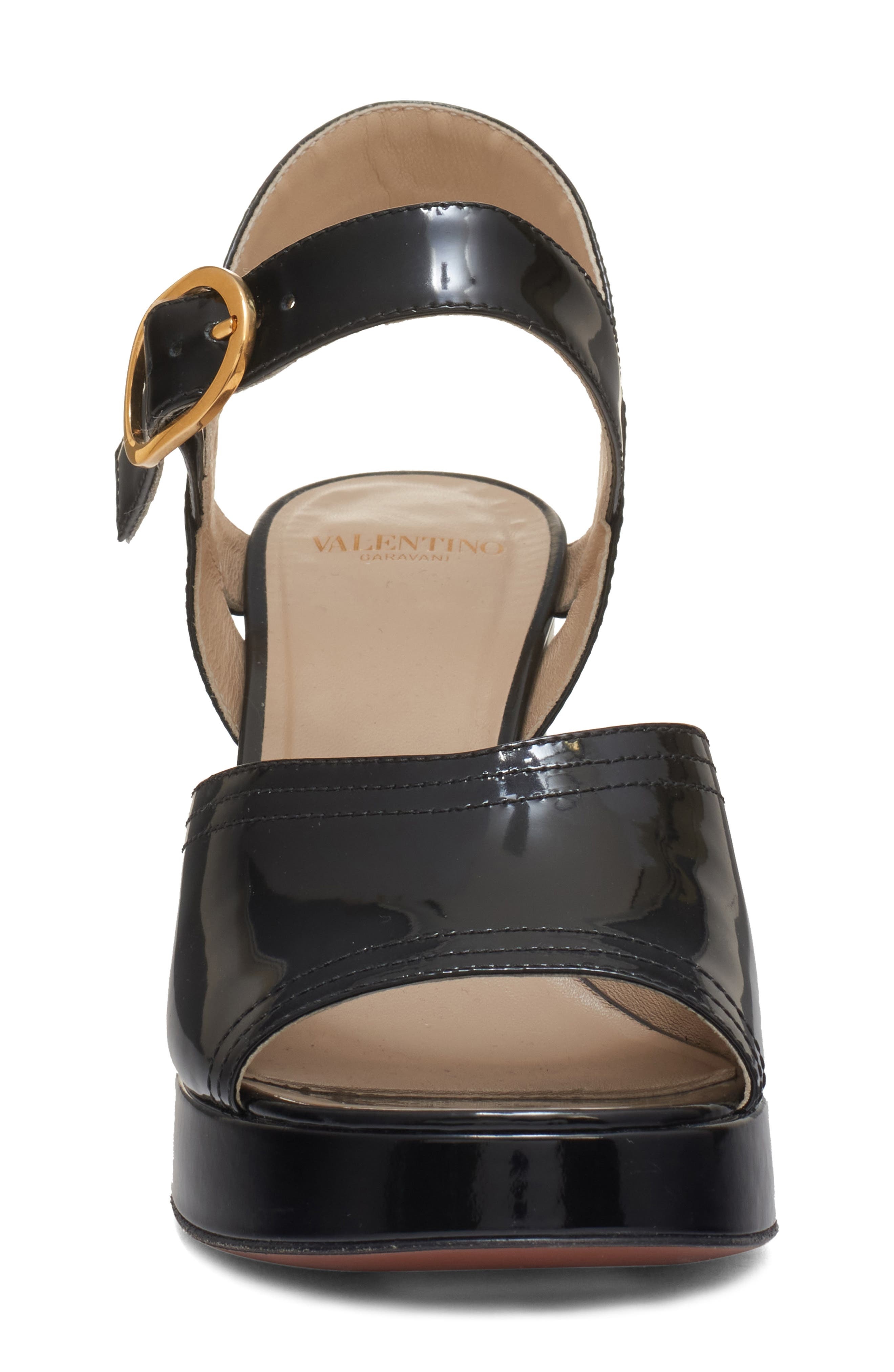 Valentino Garavani Fawcette Sandal in Black at Nordstrom - 4