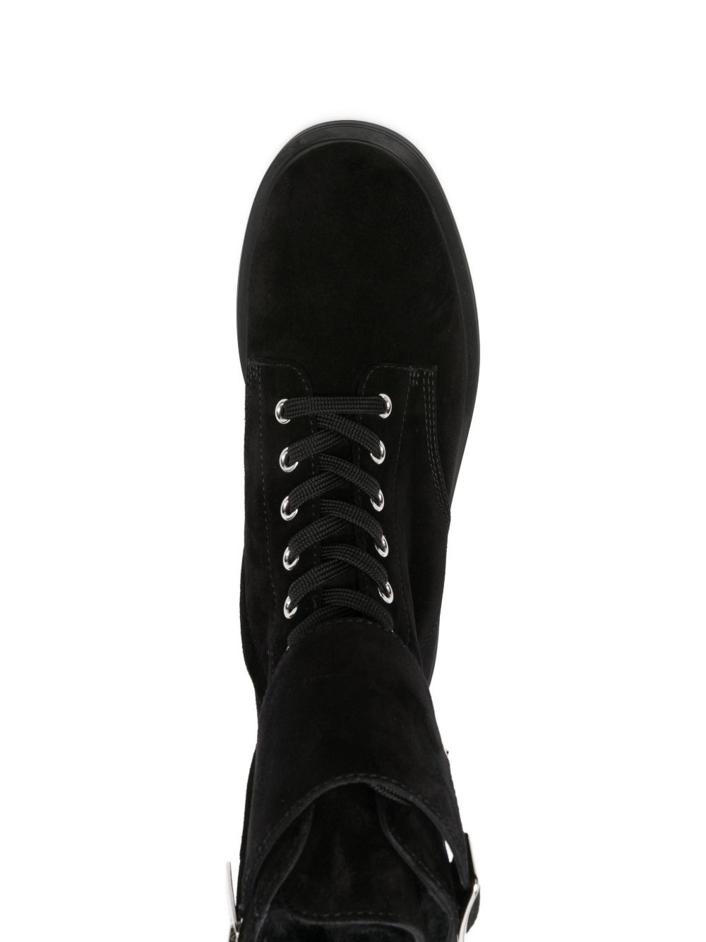 35mm Ripley double-buckle suede boots - 4