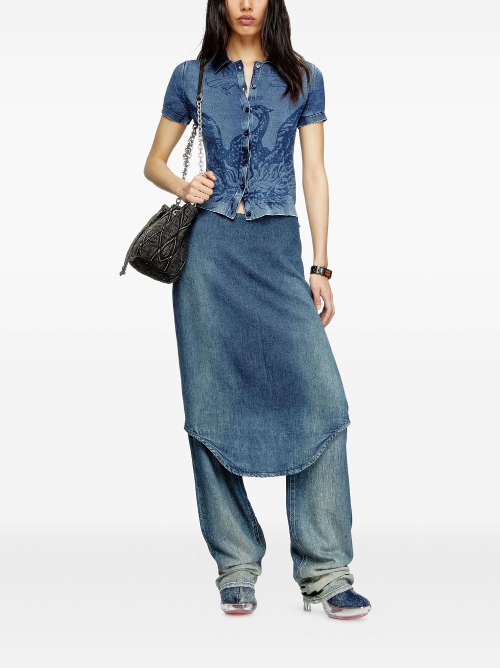 M-Fenny denim short-sleeve shirt - 2