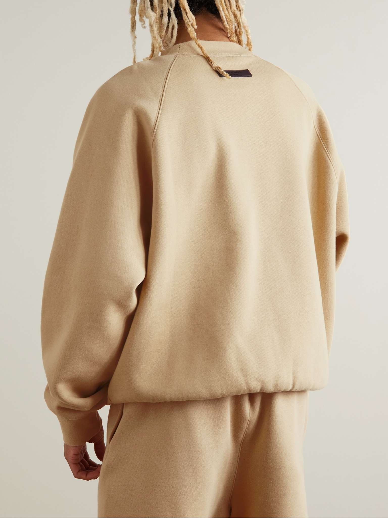 Logo-Appliquéd Cotton-Blend Jersey Sweatshirt - 4