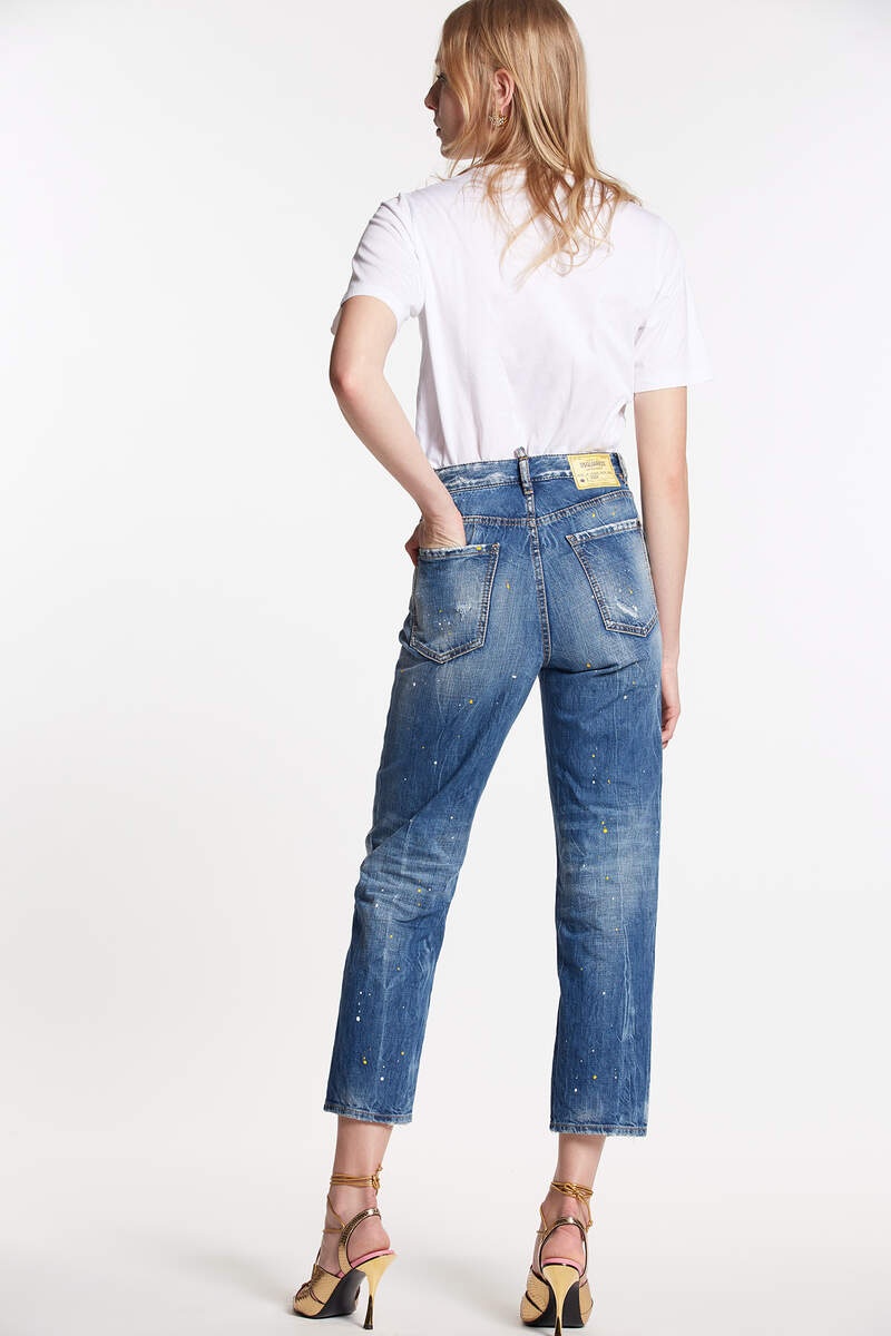 MULTICOLOR WAVED STRIPES BOSTON JEANS - 2