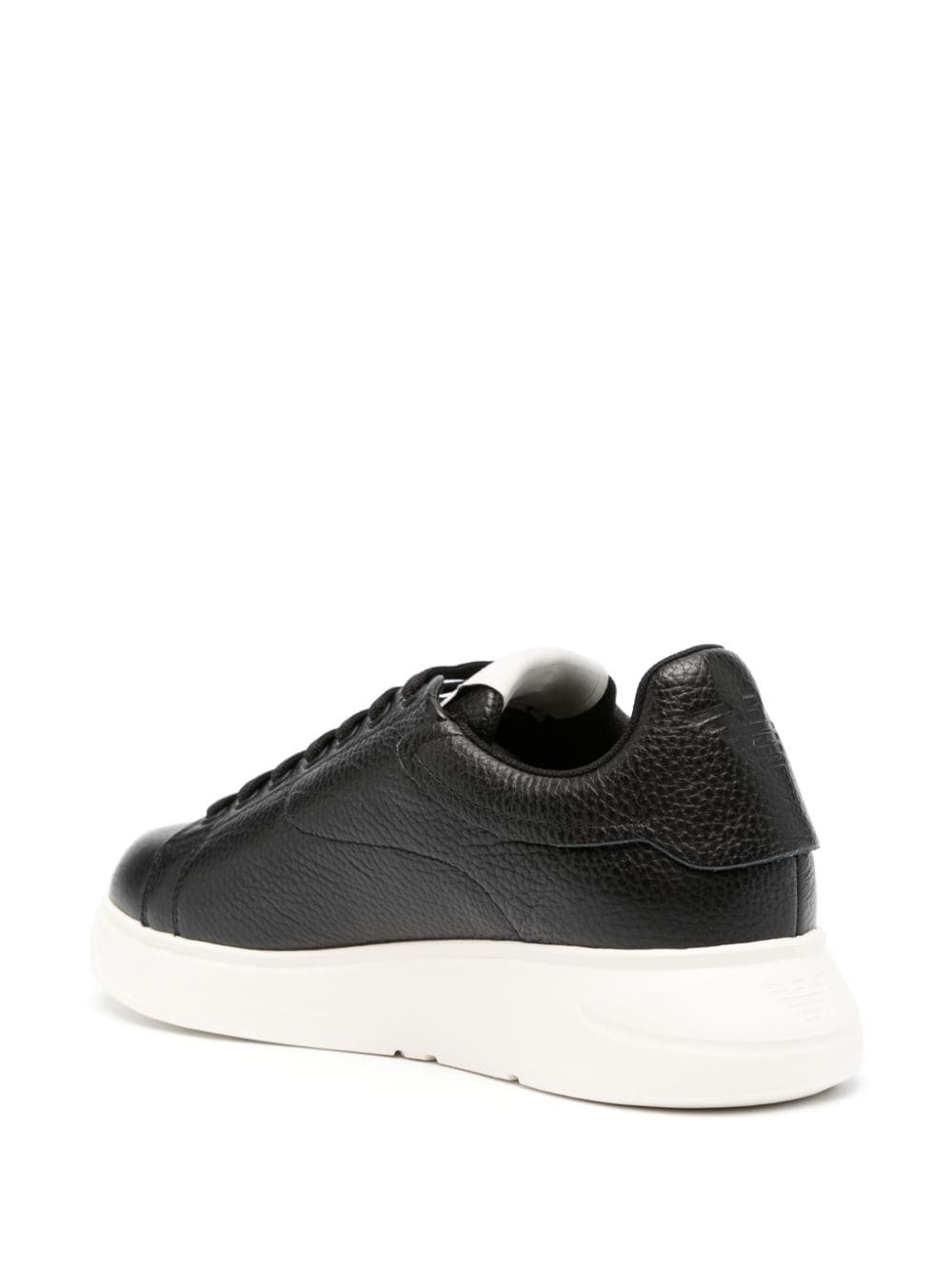 Tumbled leather sneakers - 3