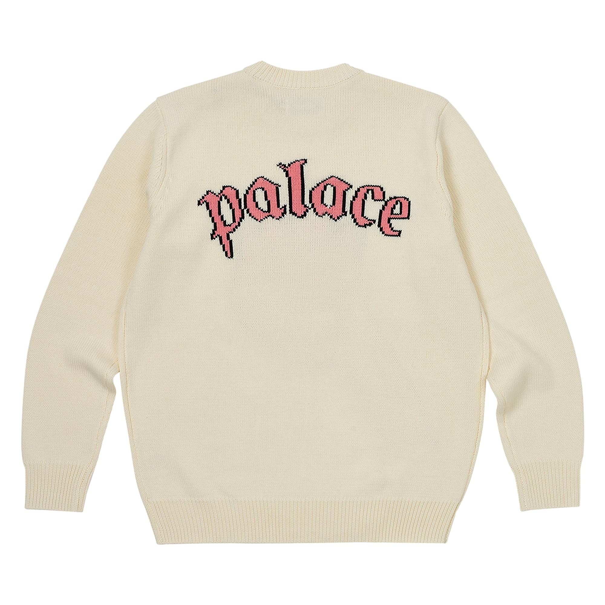 Palace x Spitfire Knit 'Cream' - 2