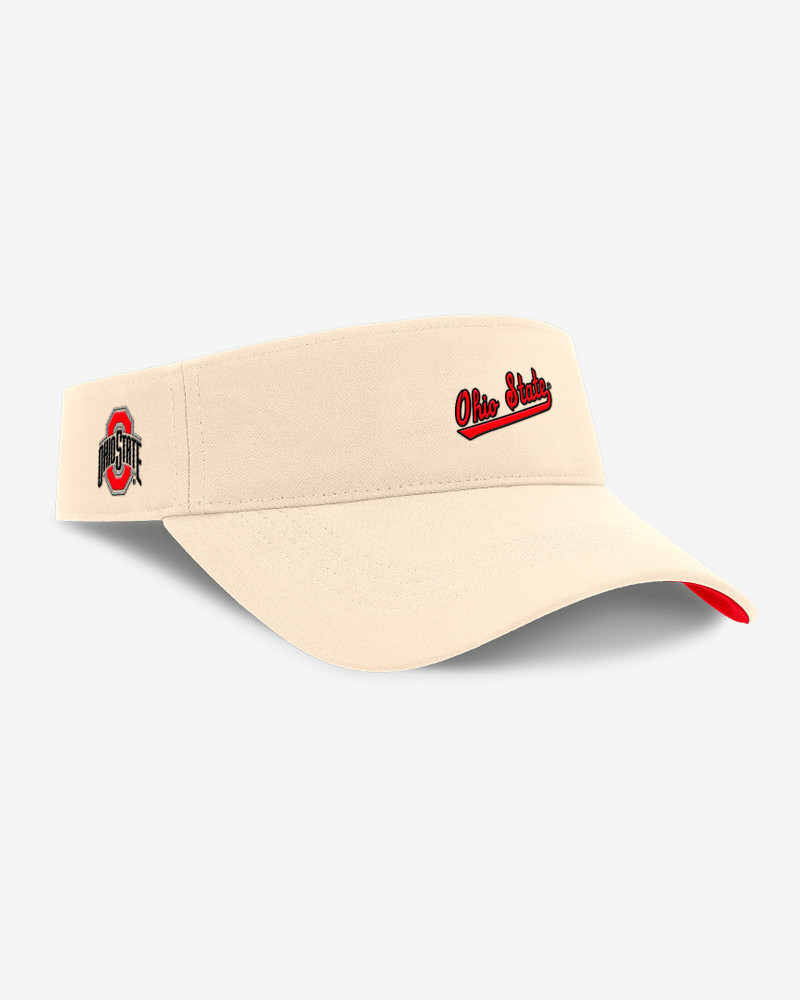 Nike Ohio State Buckeyes Primetime Ace Men's Nike Dri-FIT College Adjustable Visor outlook