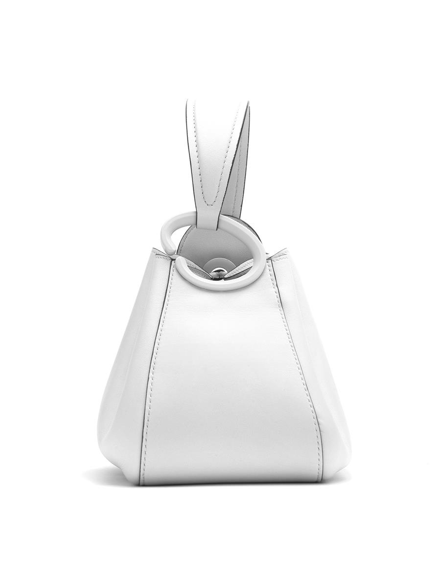 NANO O HANDLE NAPPA LEATHER BAG - 3