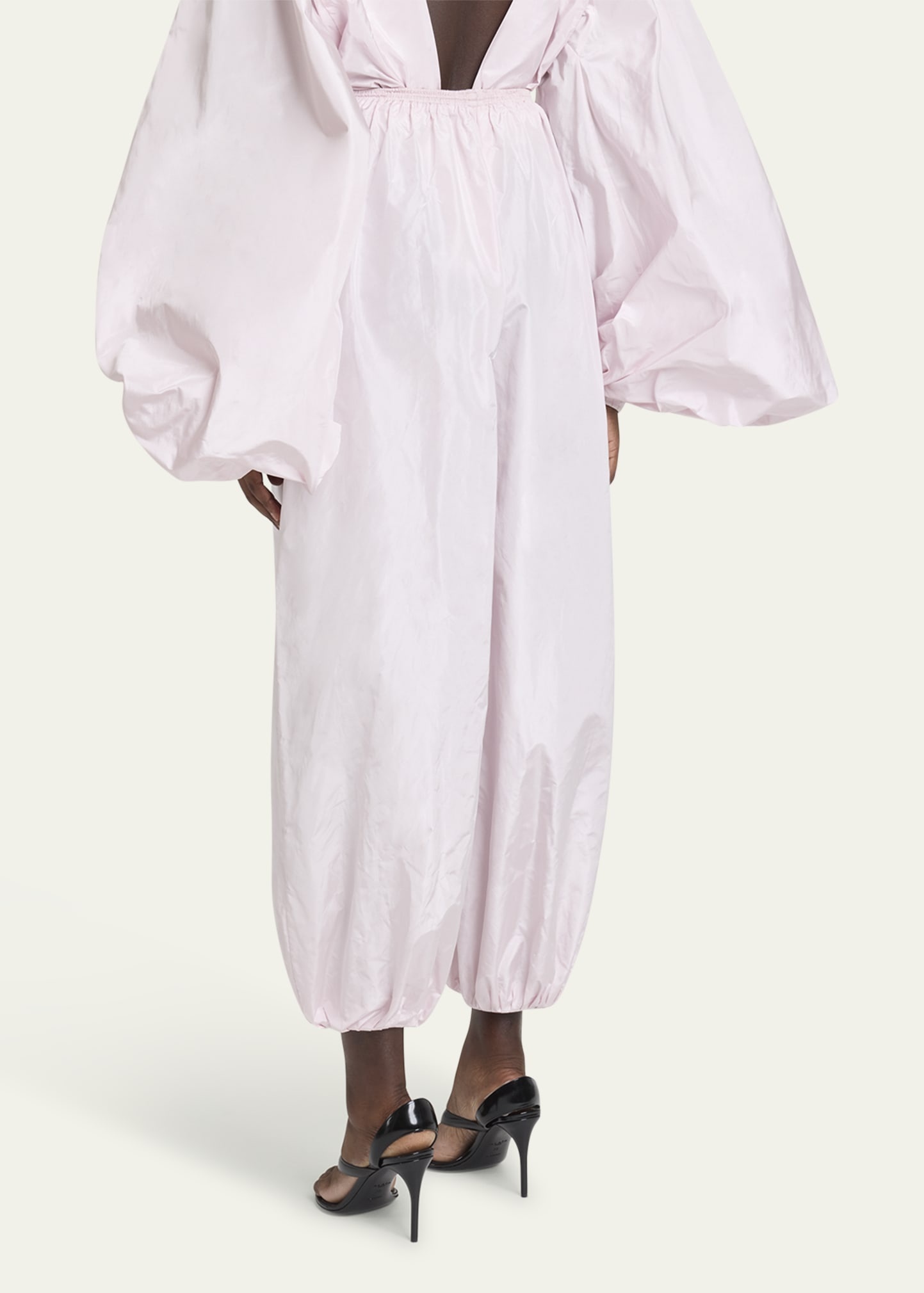 Balloon Silk Taffeta Pants - 3