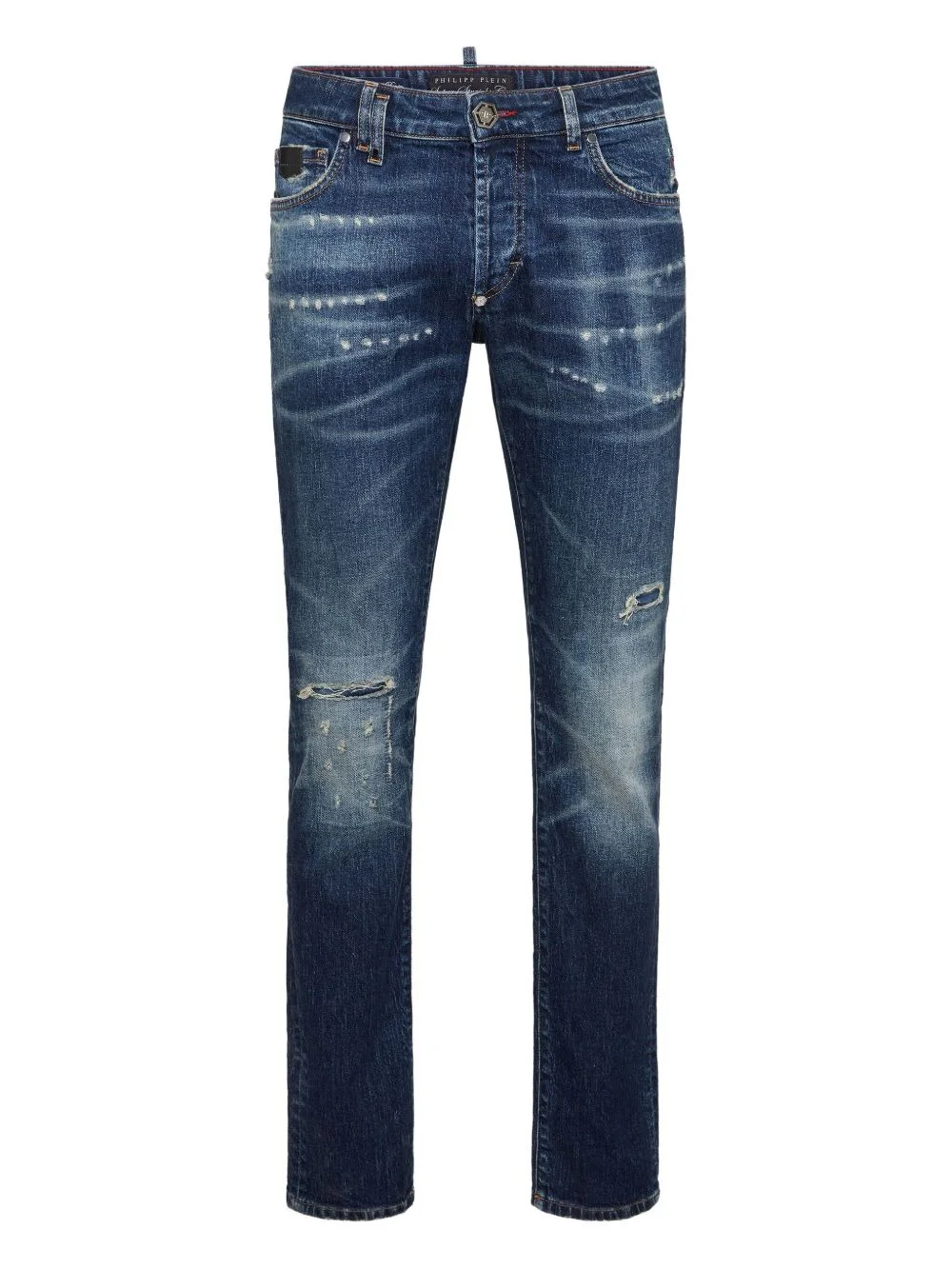 distressed jeans - 1