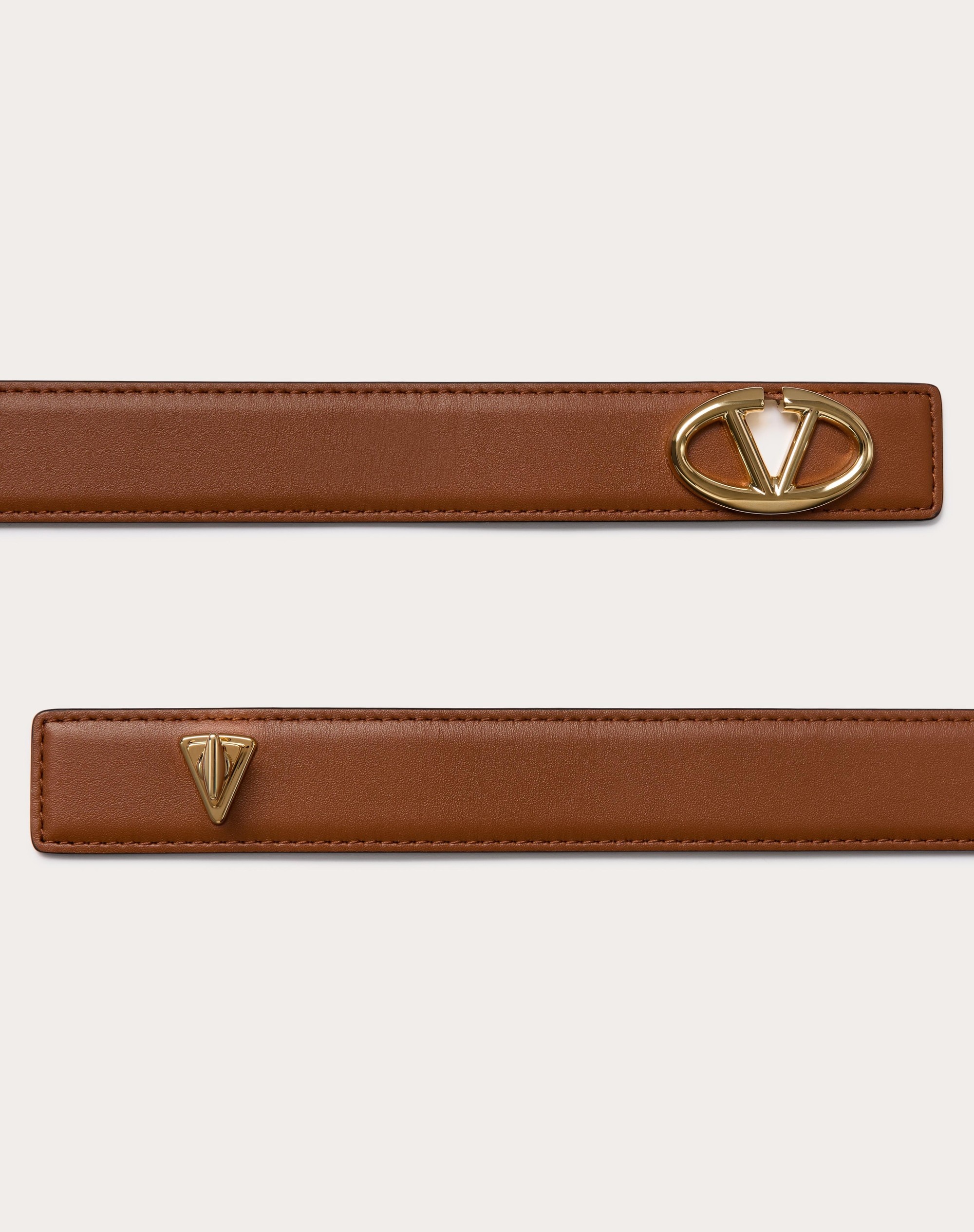 THE BOLD EDITION VLOGO CALFSKIN BELT 30 MM - 3