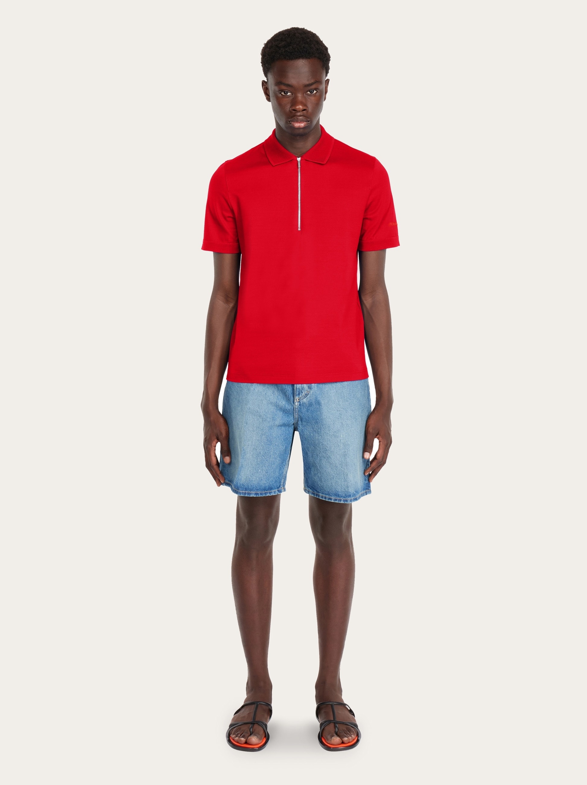 Polo with zip collar - 6