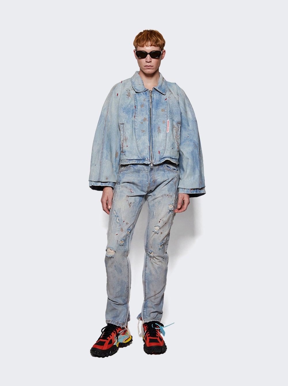 Painted Rose Trucker 3 Denim Jacket Indigo - 2