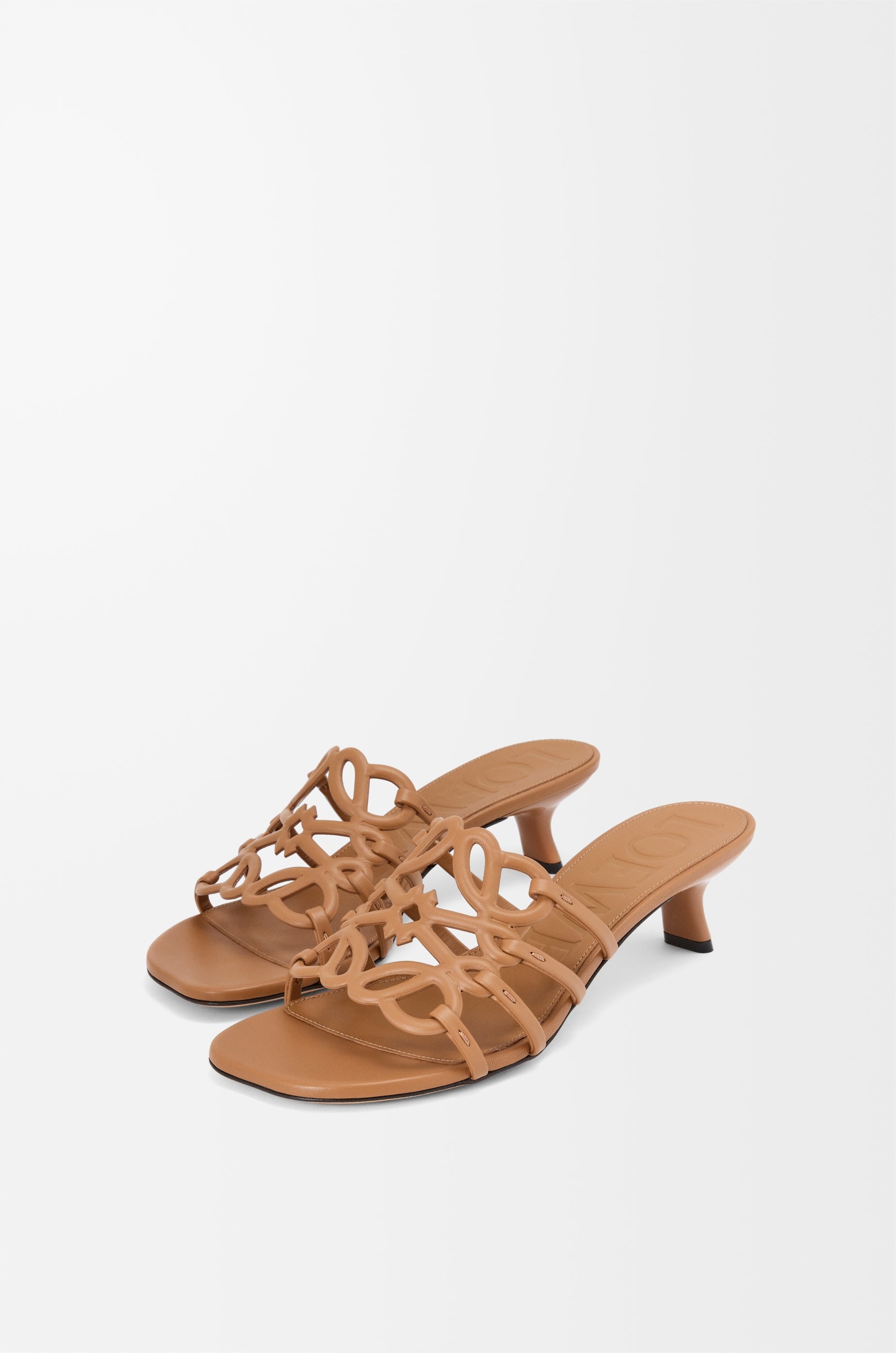 Petal Anagram slide in soft calfskin - 3