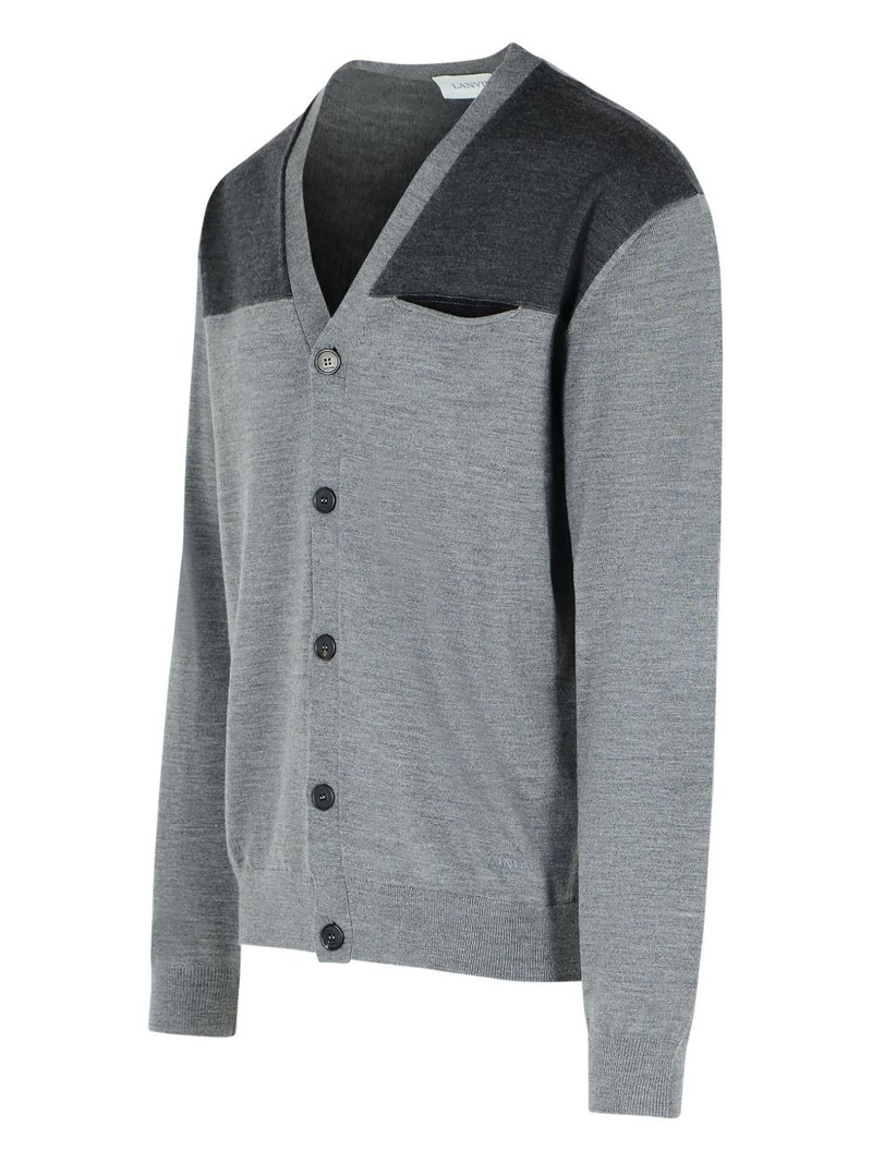 V-neck wool cardigan 3