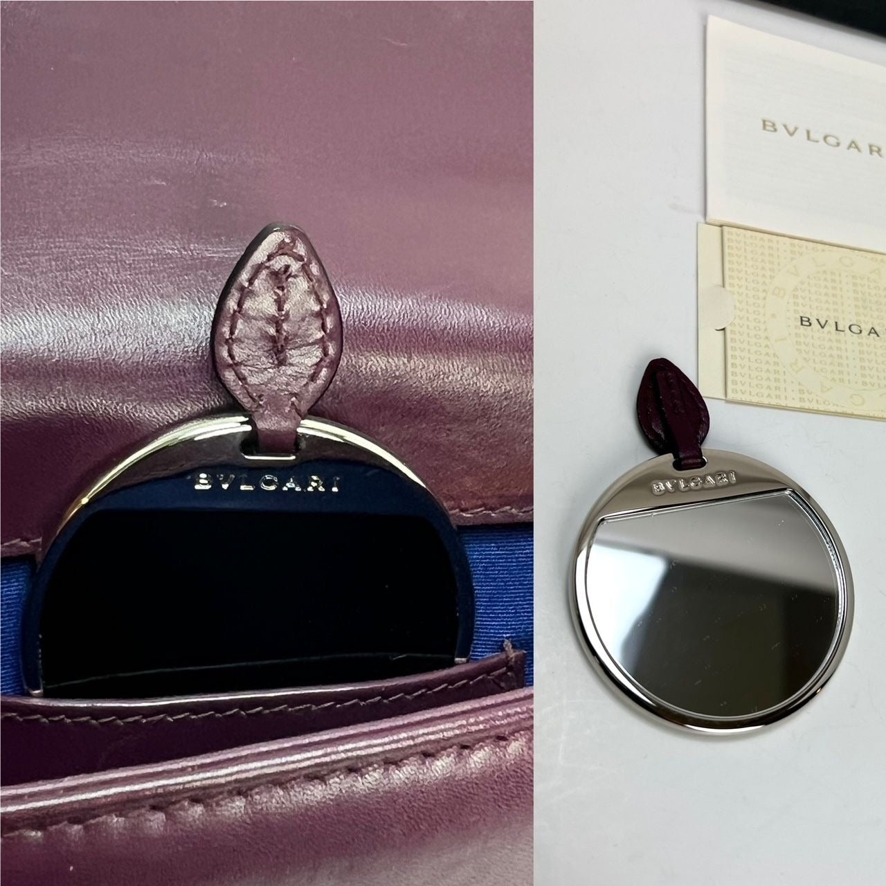 BvlgariCalfskin Small Serpenti Forever Snake Plum Crossbody Bag - 11
