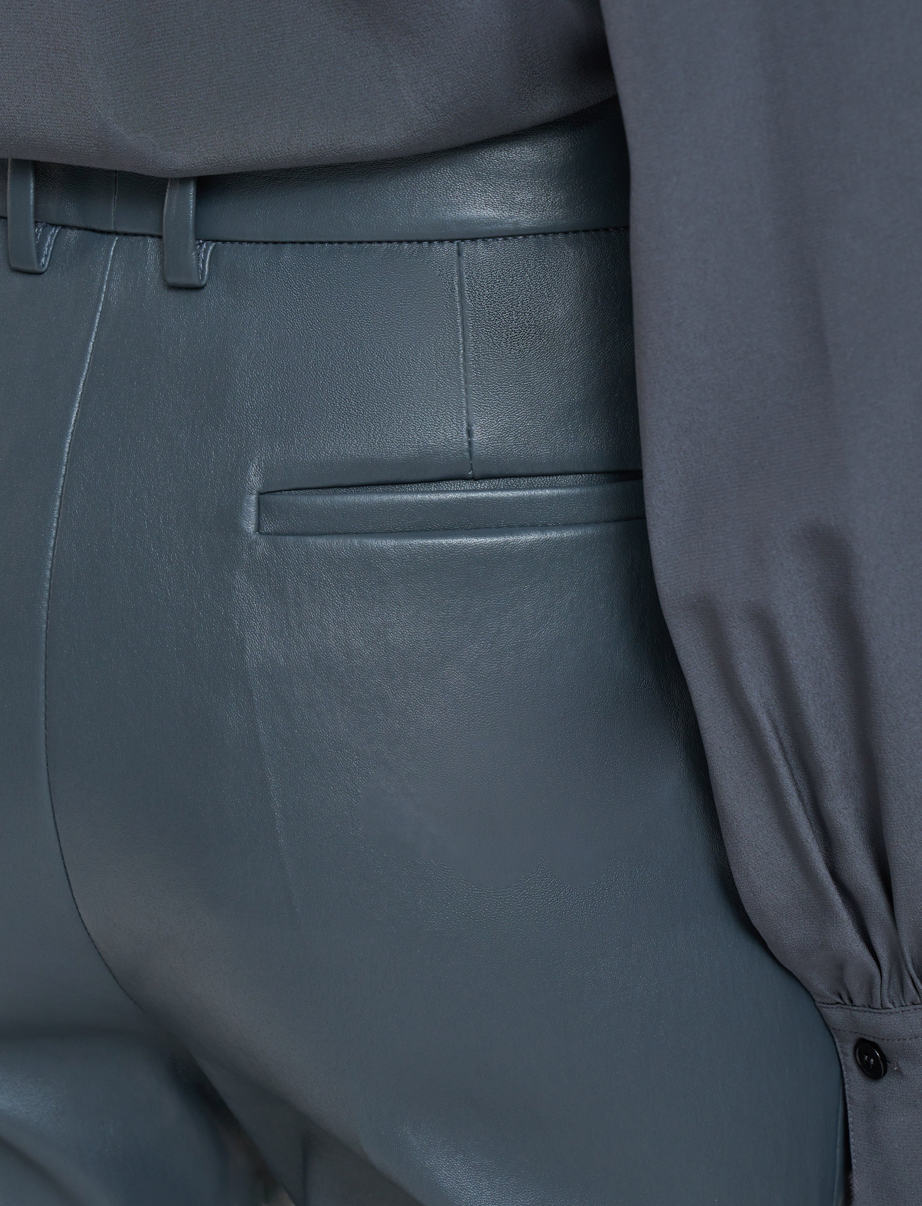 Tafira Leather Stretch Trousers - 3