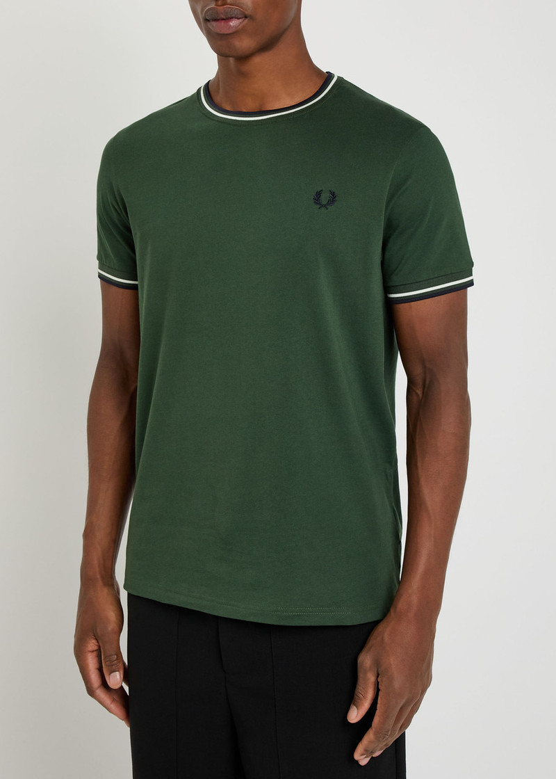Fred Perry Fred Perry Twin Tipped Logo Cotton T-shirt outlook