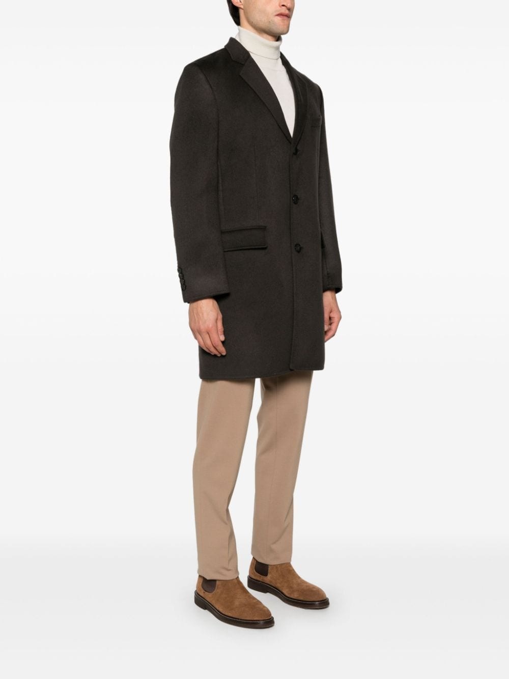 textured coat - 3