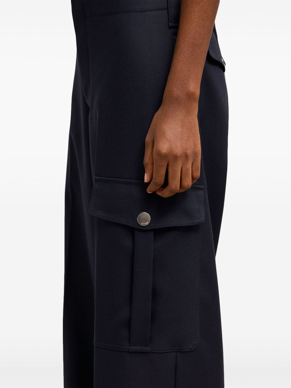 straight fit cargo trousers - 6