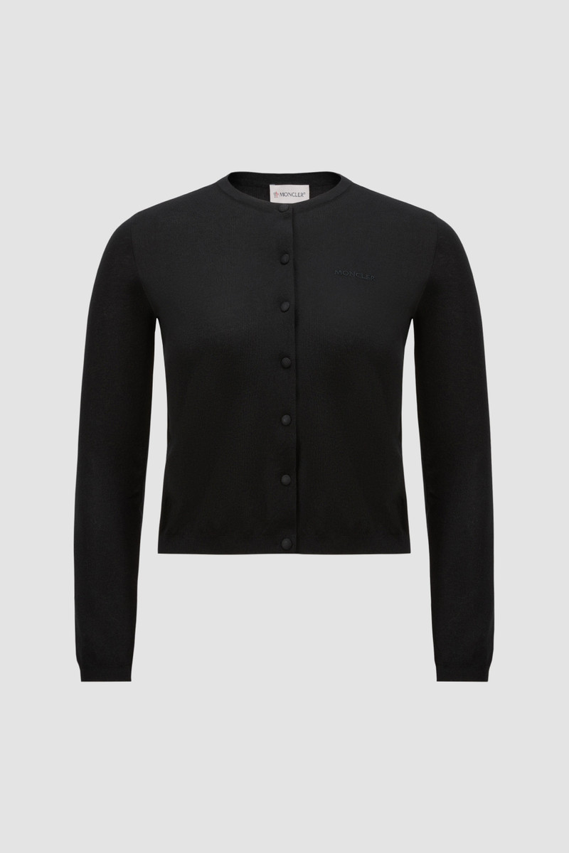 Embroidered Logo Cotton Cardigan 1