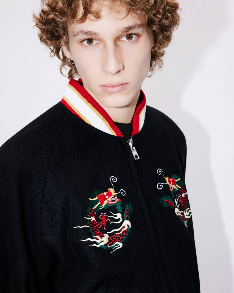 'Year of the Dragon' reversible embroidered genderless jacket 10