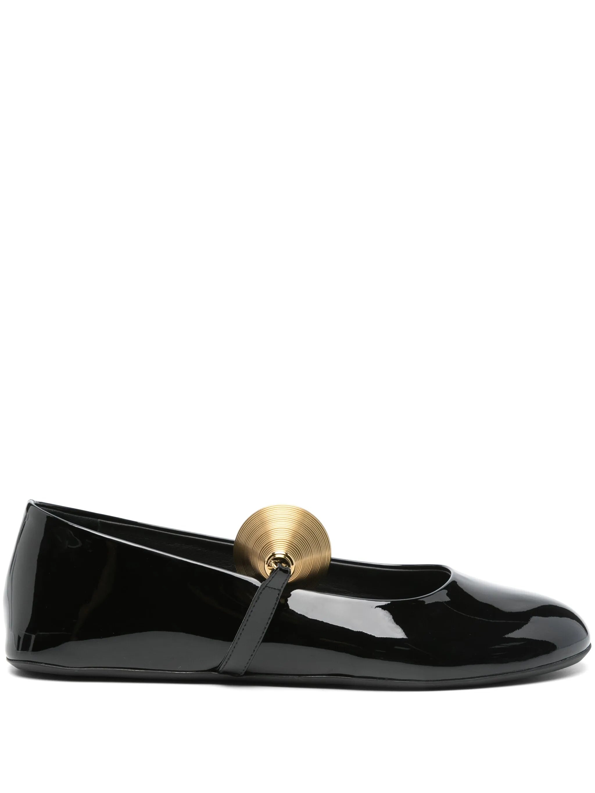 Jewel-detail Ballet Flats - 1
