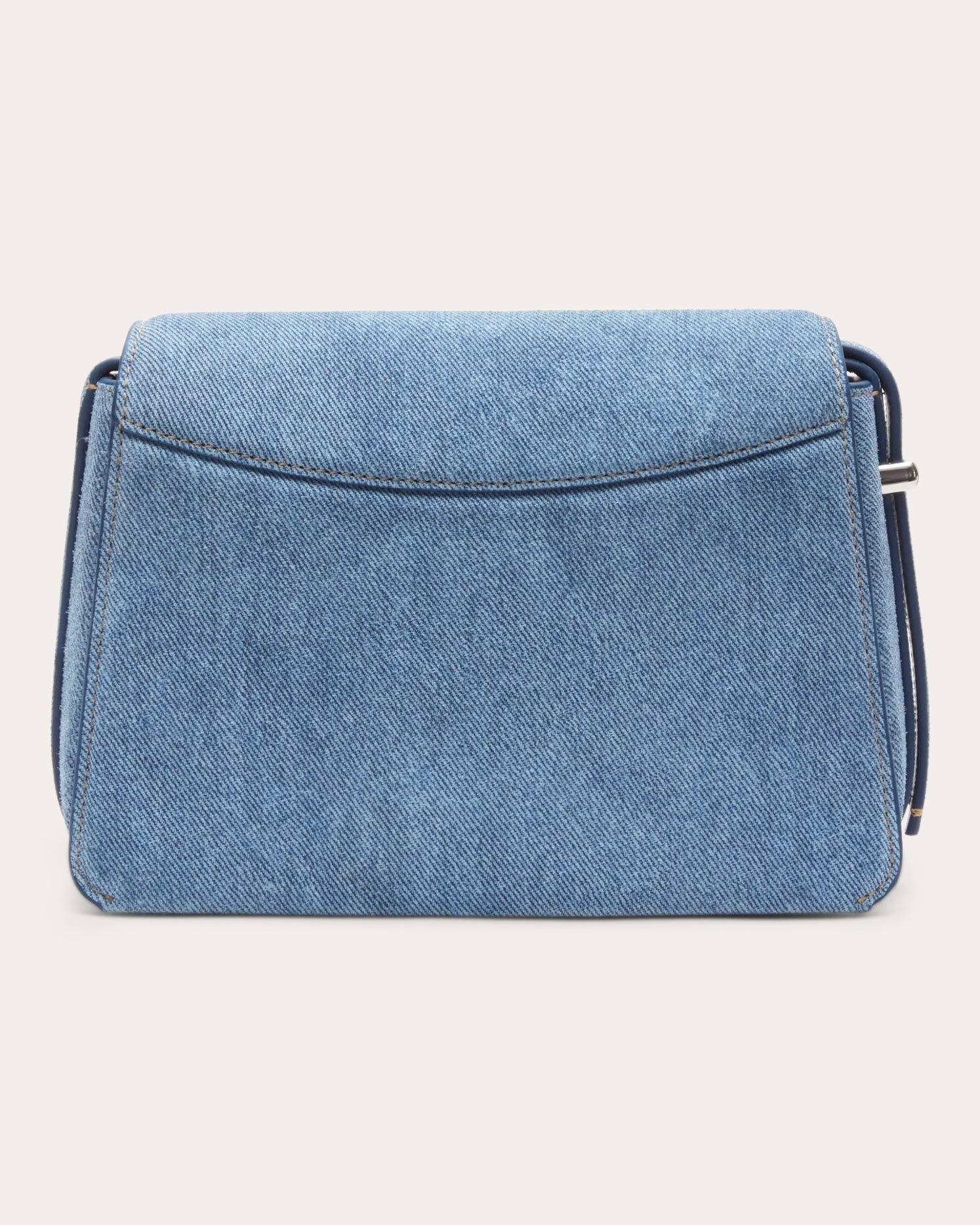 Denim Suede ID Shoulder Bag - 4