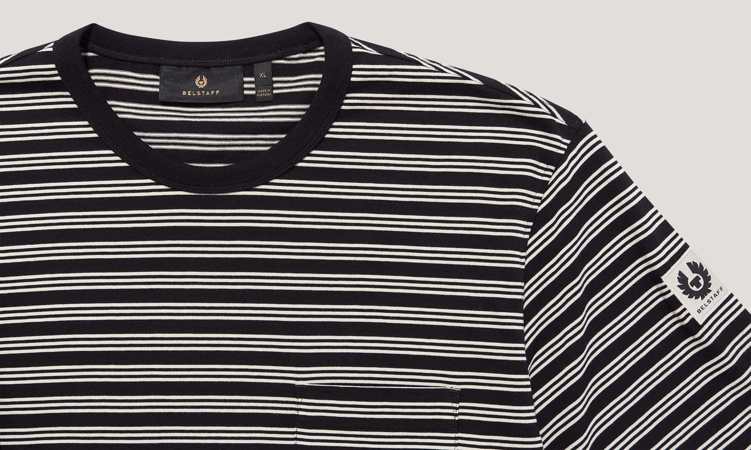 DRUM T-SHIRT- RAIL STRIPE - 2