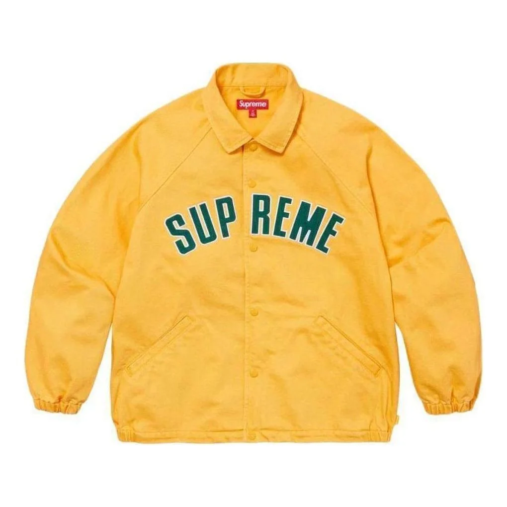 Supreme Arc Denim Coaches 재킷 '황색 녹색'SUP-SS24-174 - 1