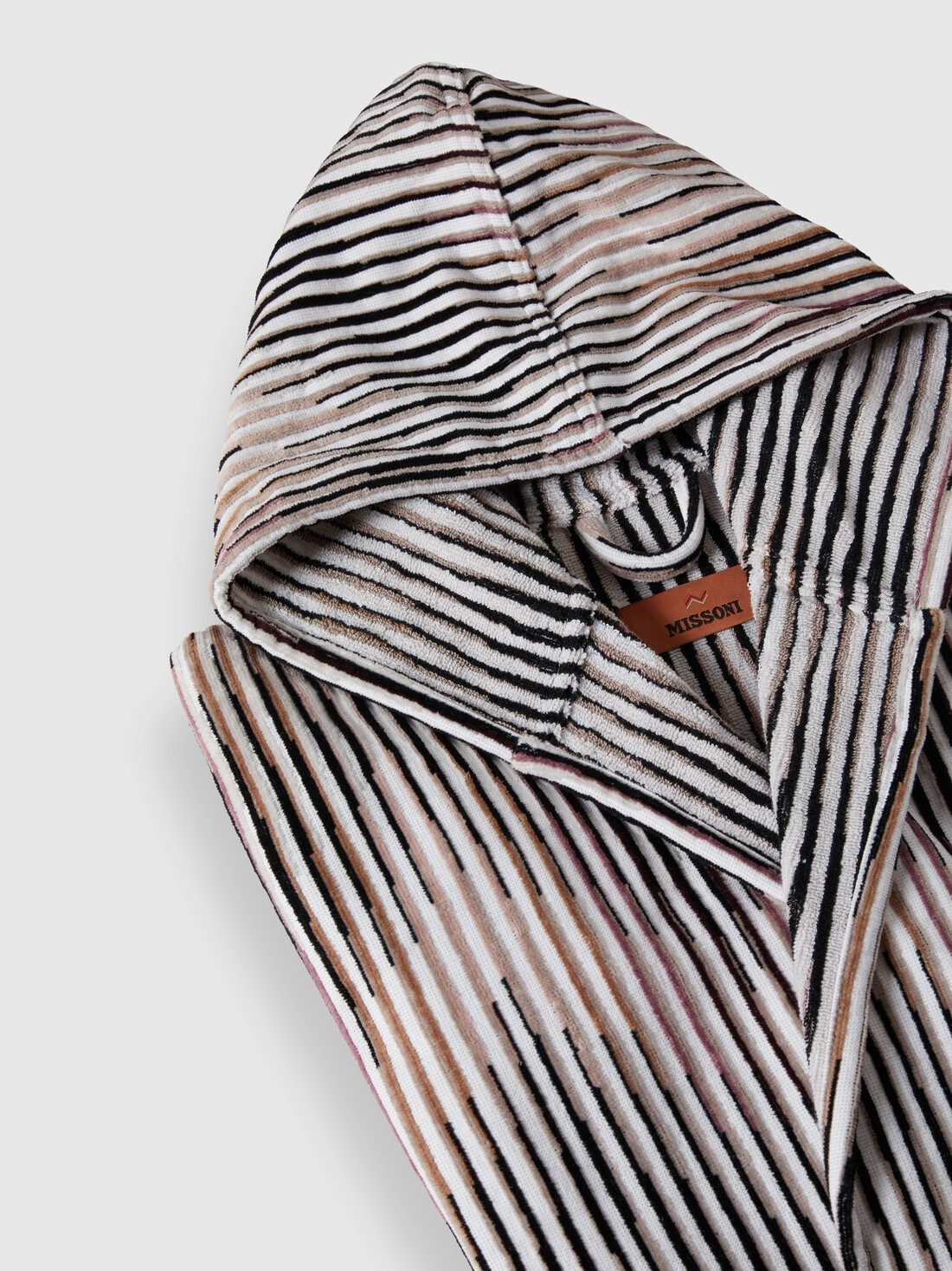 Arpeggio bathrobe in slub cotton terry - 3