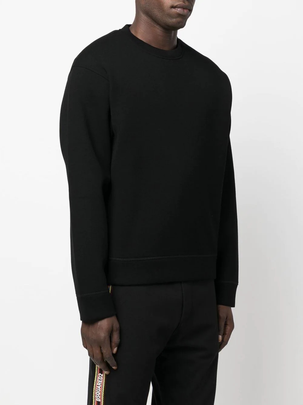 drop-shoulder fitted sweatshirt - 3