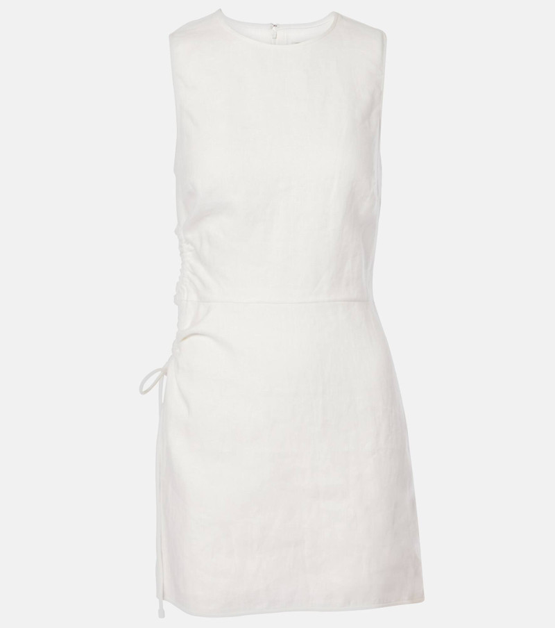 D'Orsay linen minidress - 1