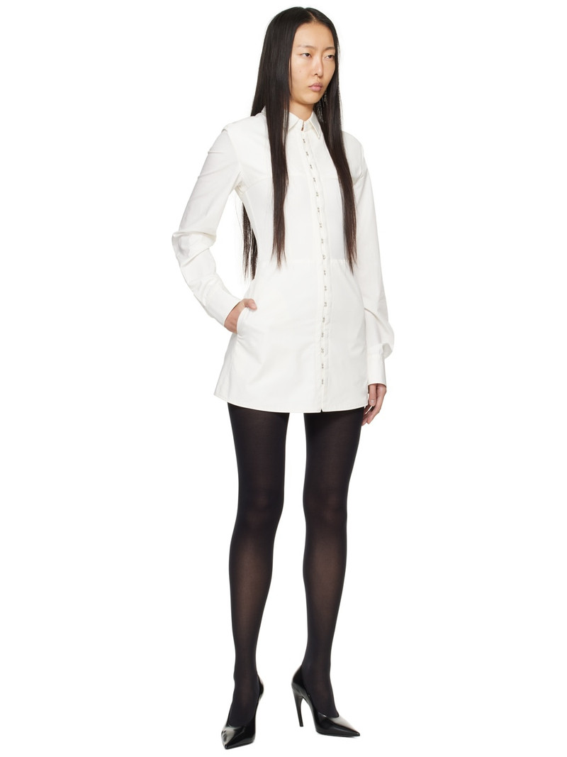 Dion Lee Off-White Hook Tube Minidress outlook