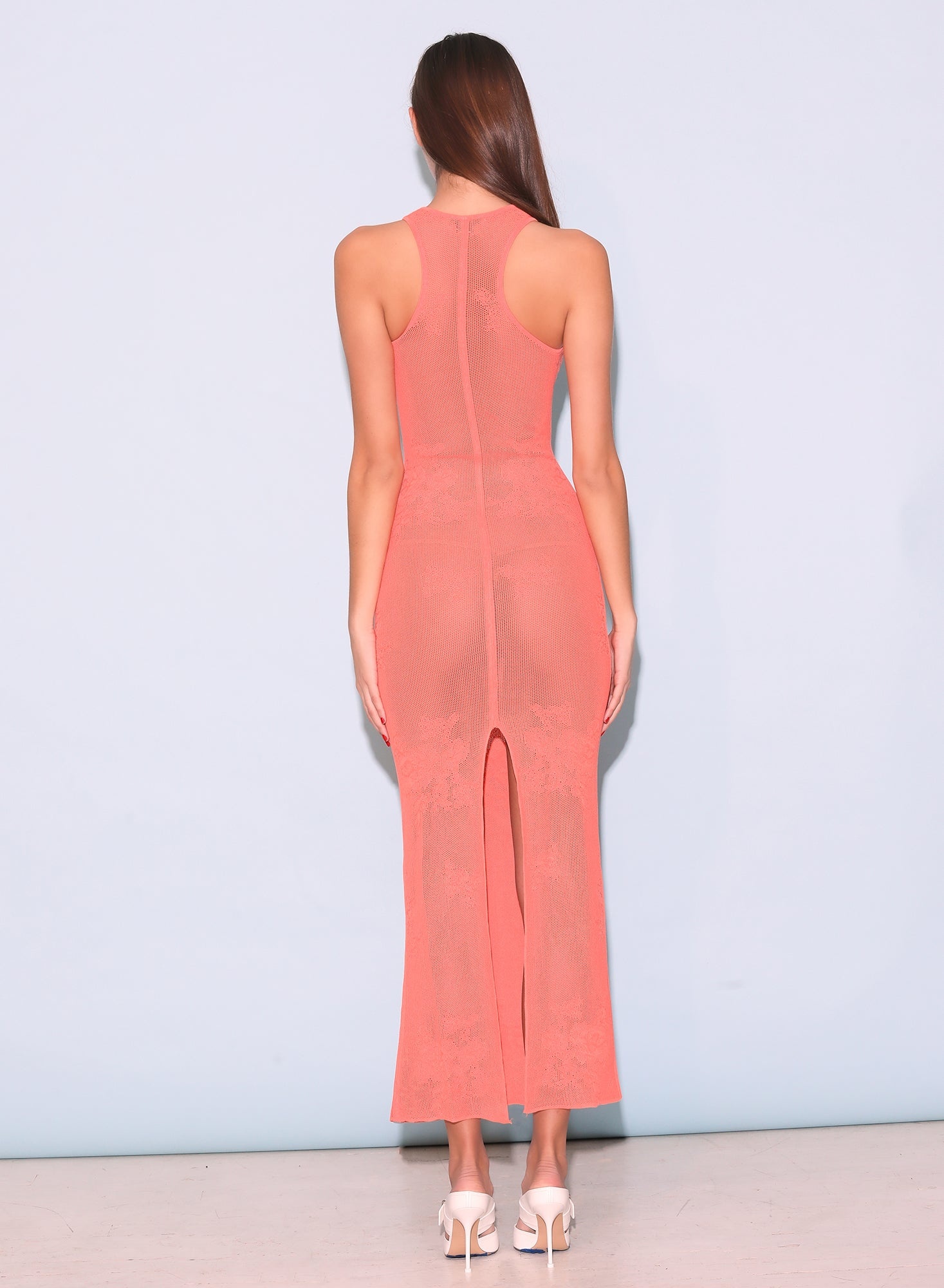 Lace Pointelle Maxi Dress - 7