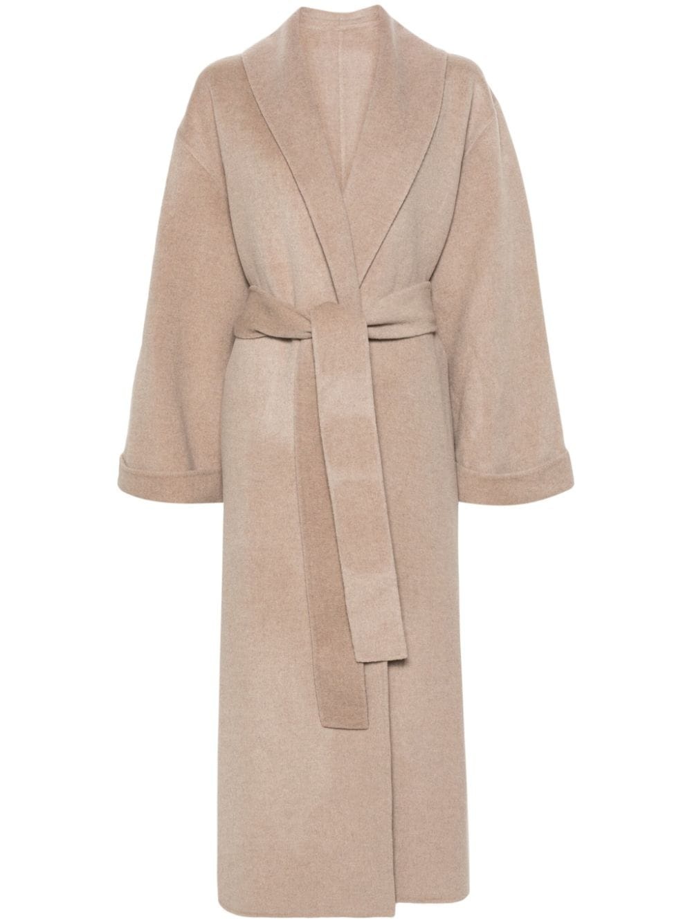 Trullem belted wool coat - 1