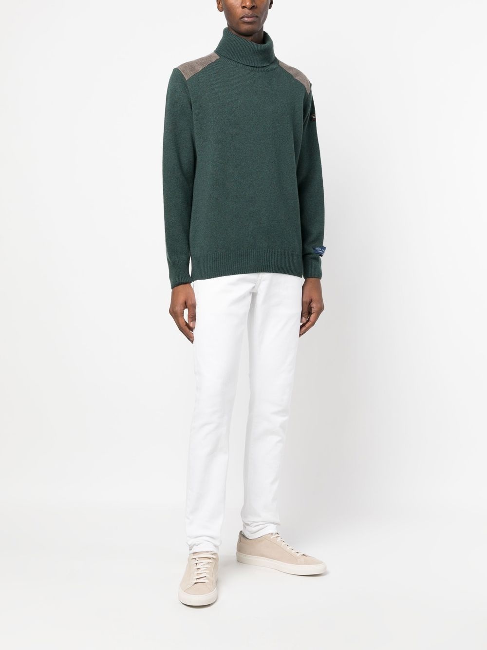 wool roll-neck jumper - 2