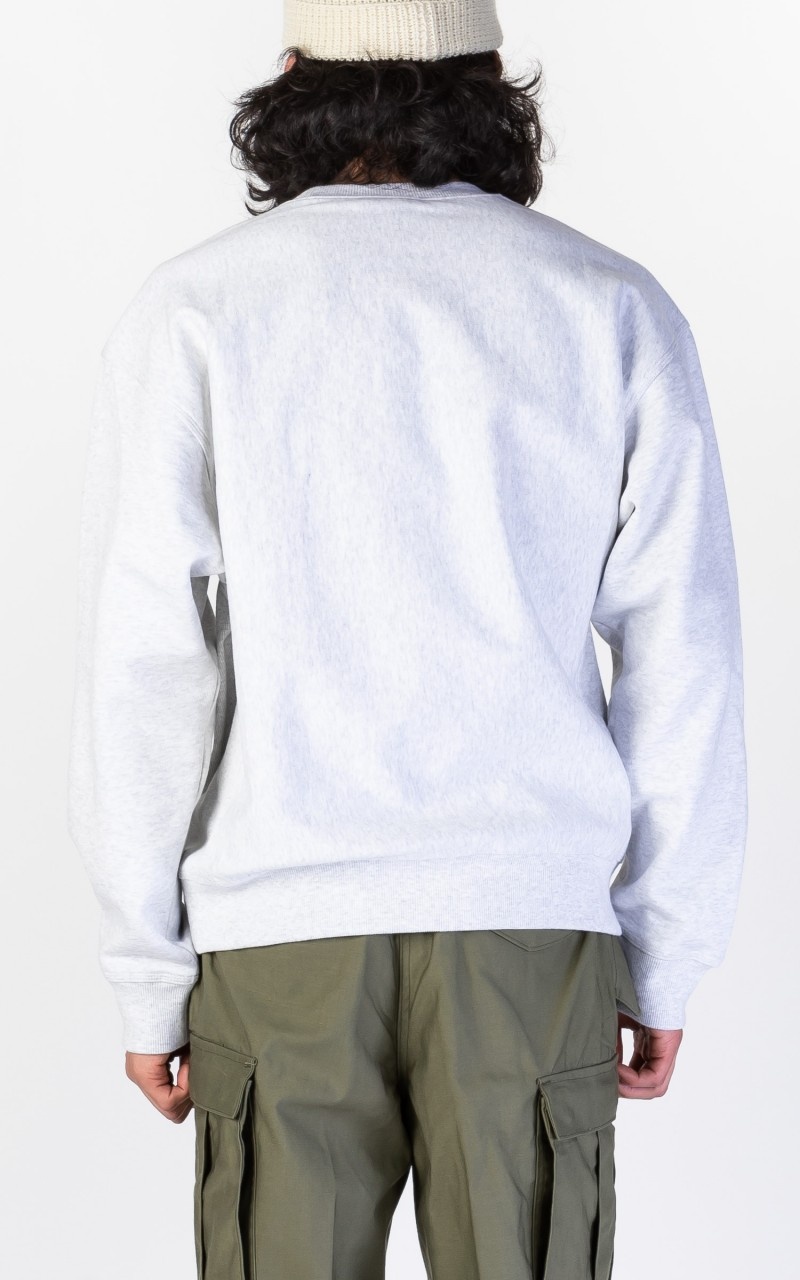 AMERICAN SCRIPT SWEATSHIRT ASH HEATHER - 6