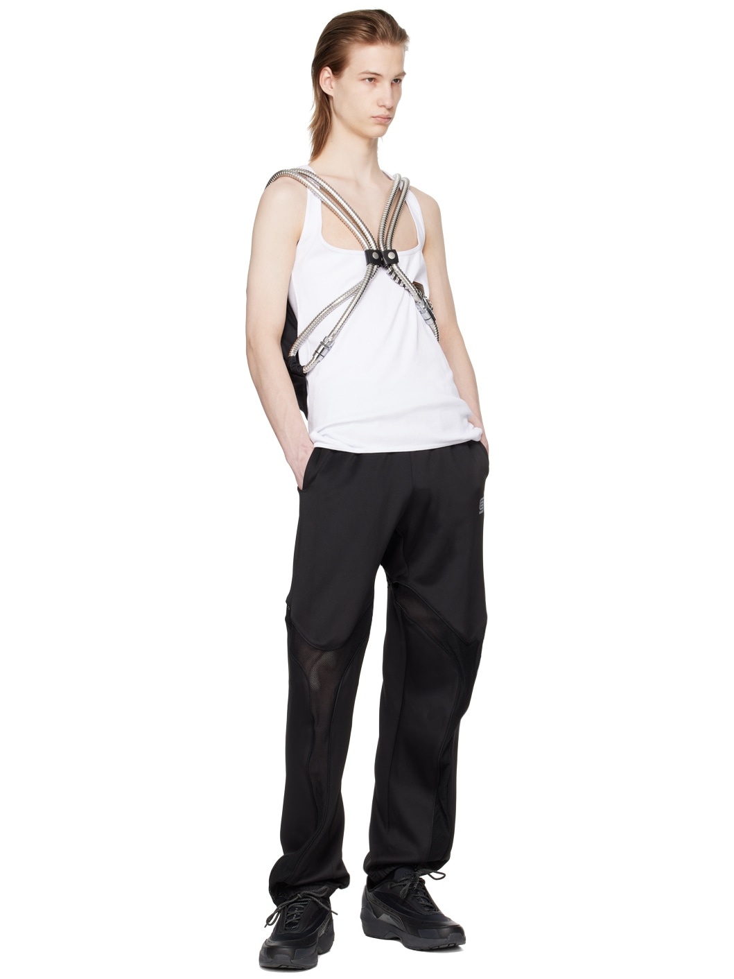 OLLY SHINDER White Upside Down Tank Top | ssense | REVERSIBLE