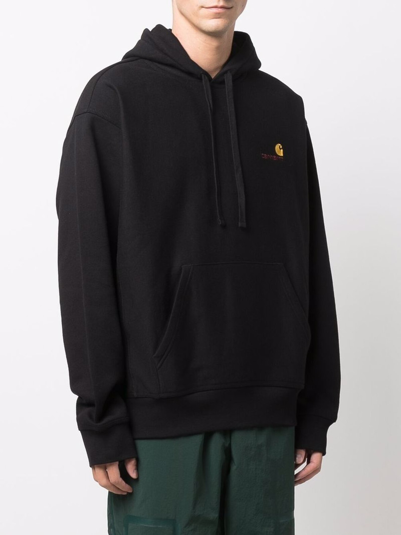 Carhartt embroidered logo drawstring hoodie outlook