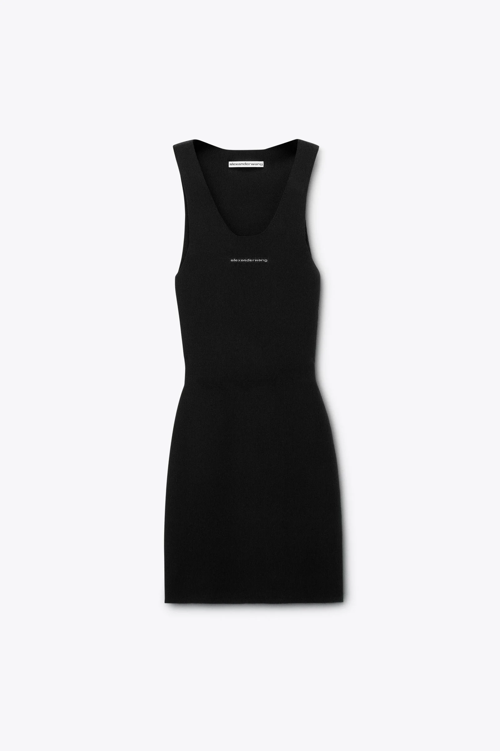 jacquard logo racer mini dress - 1