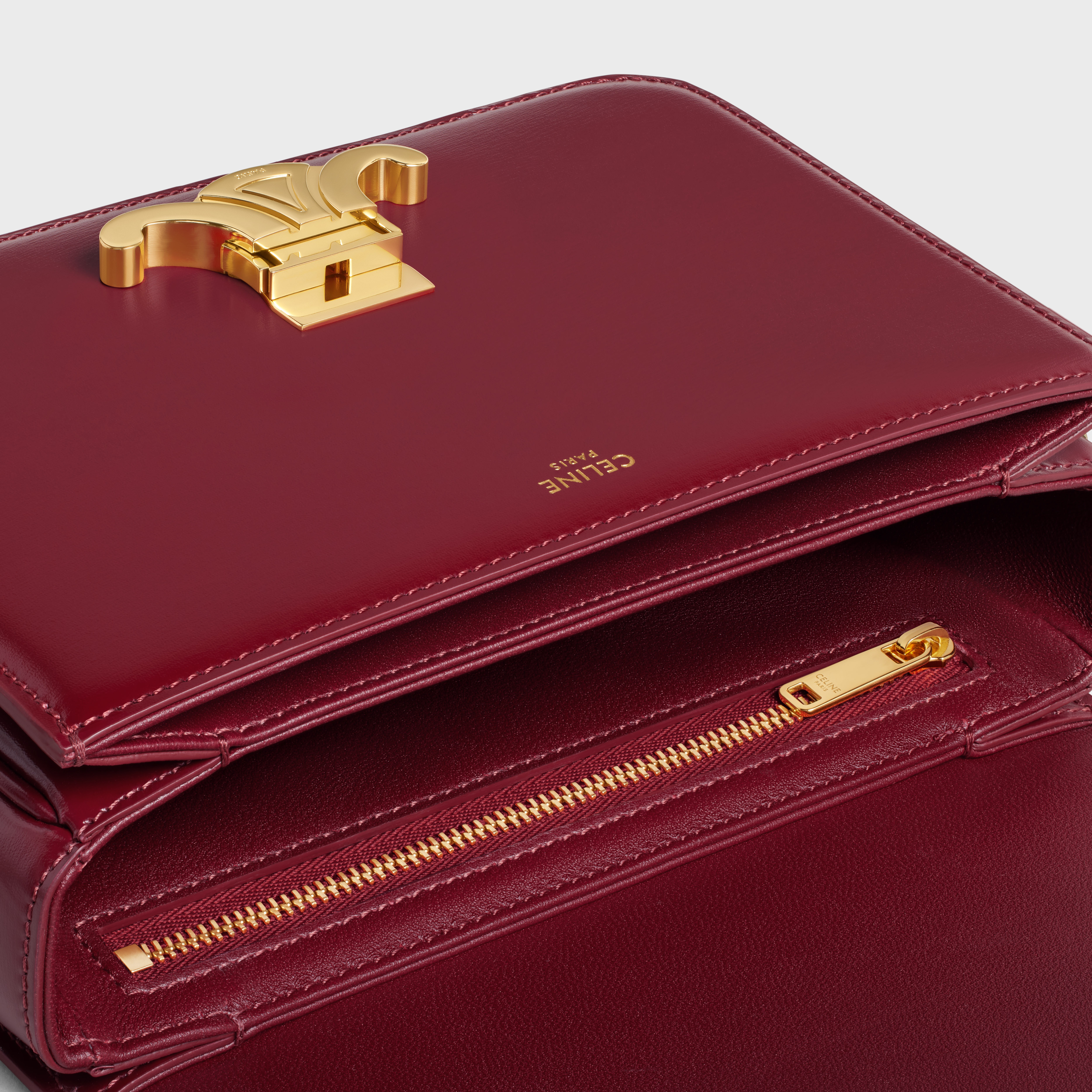 Teen Triomphe Bag in shiny calfskin - 4