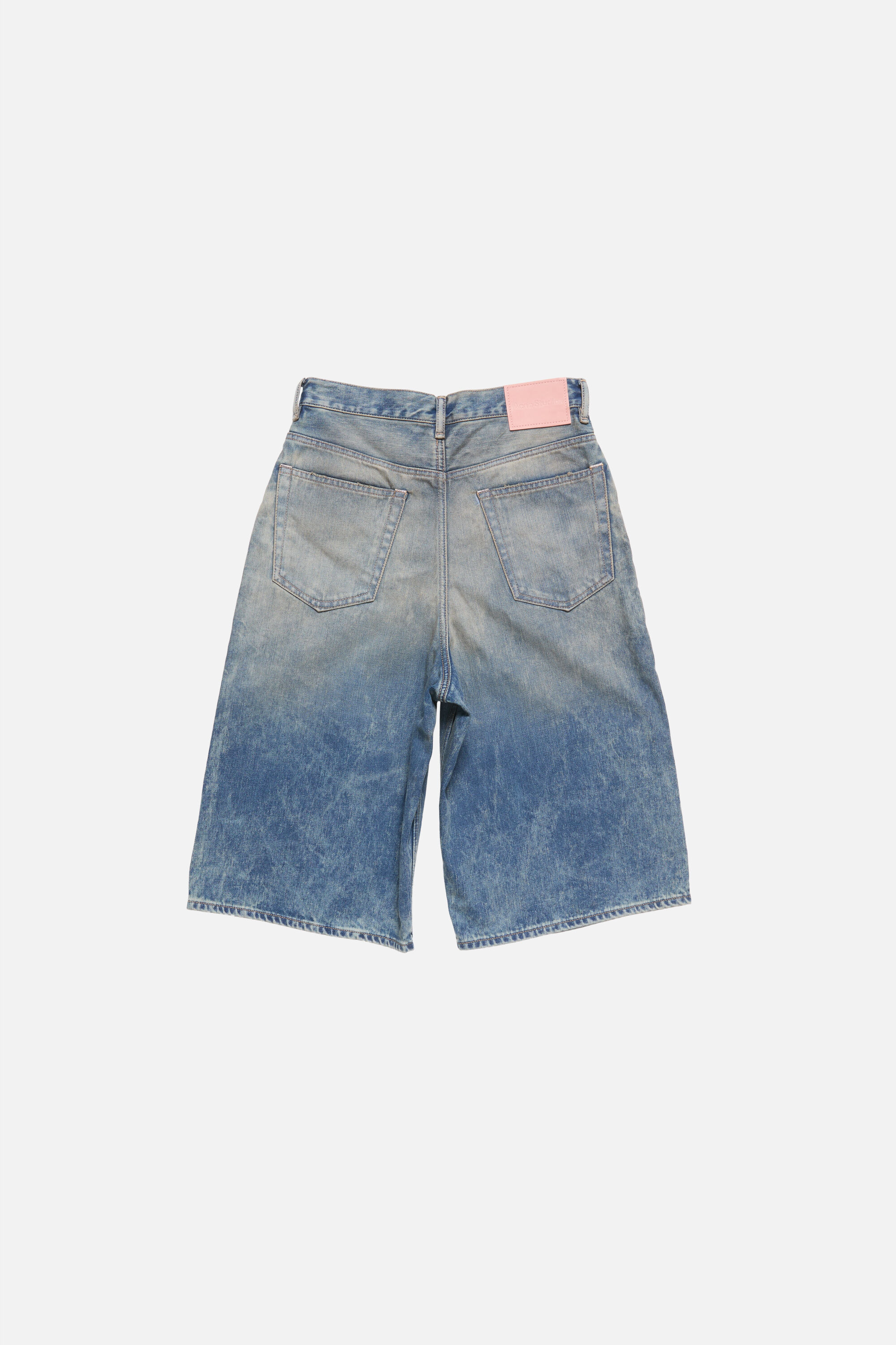 Denim shorts - Loose Fit - Mid blue - 7