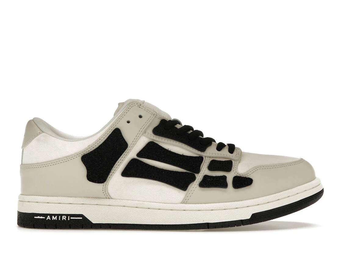 AMIRI Skel Low Top Beige Black - 1