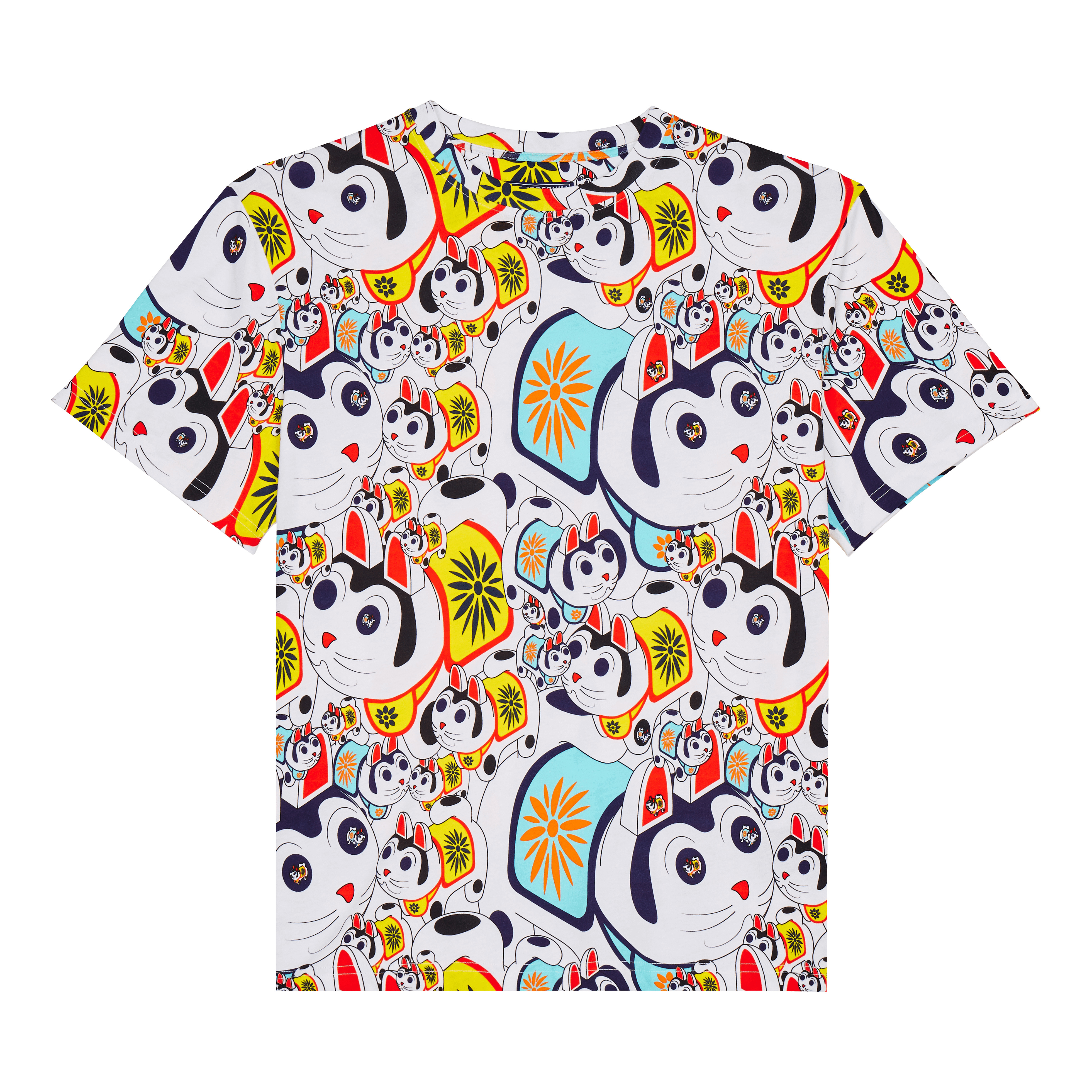 Men Cotton T-Shirt Maneki-neko - 1